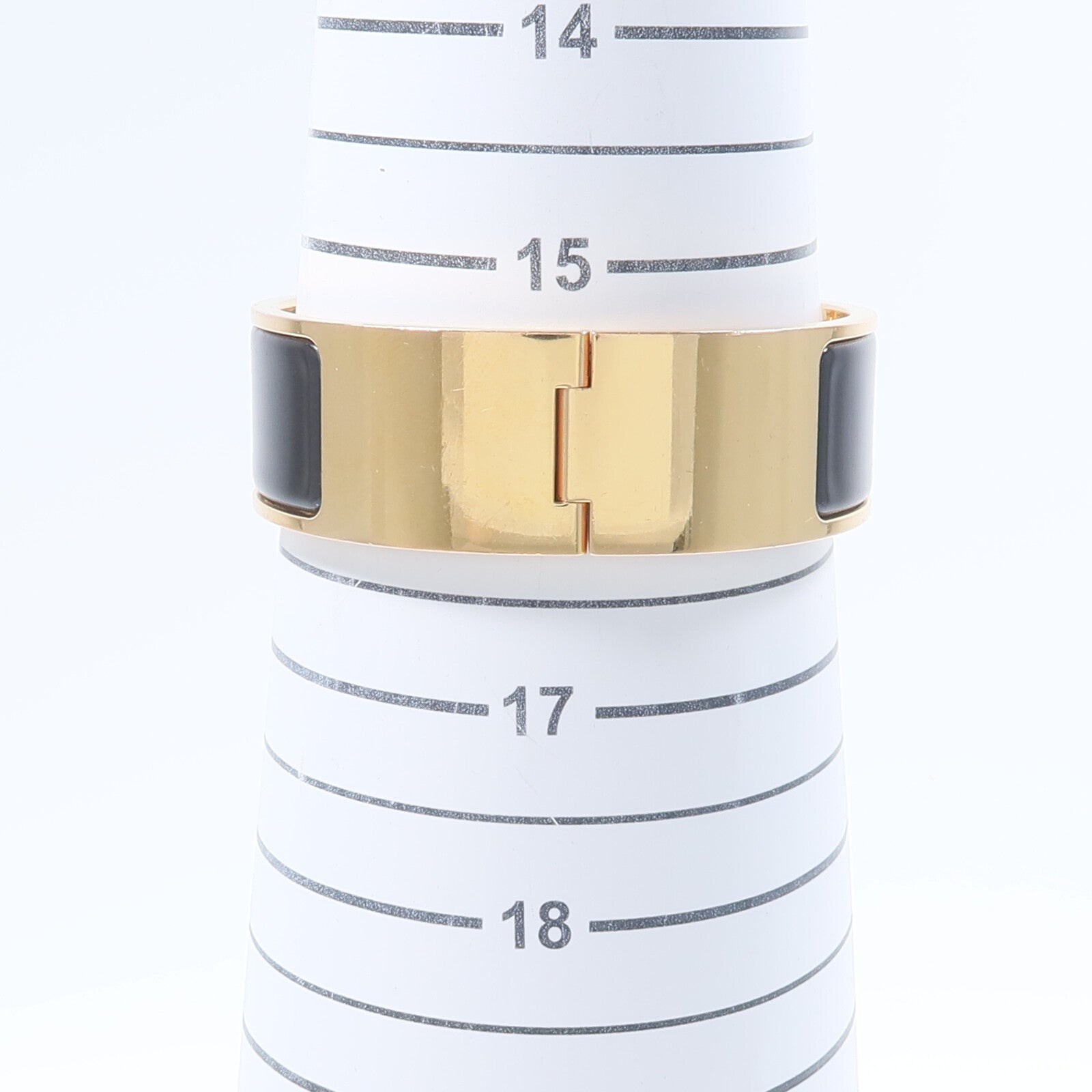HERMES 金屬/琺瑯Clic Clac H Bracelet手鐲Noir