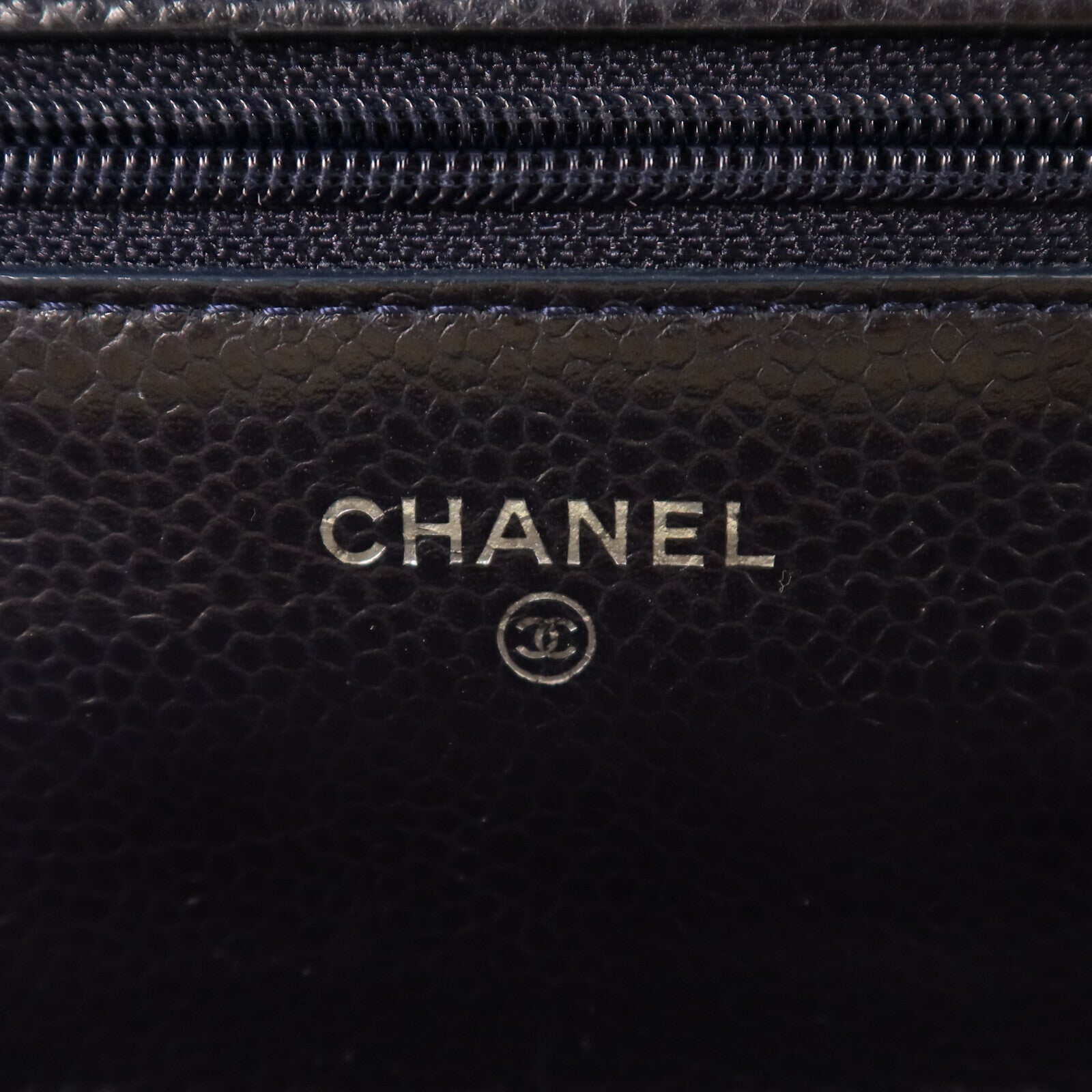CHANEL 牛皮皮革Wallet On Chain銀扣鏈帶肩背袋