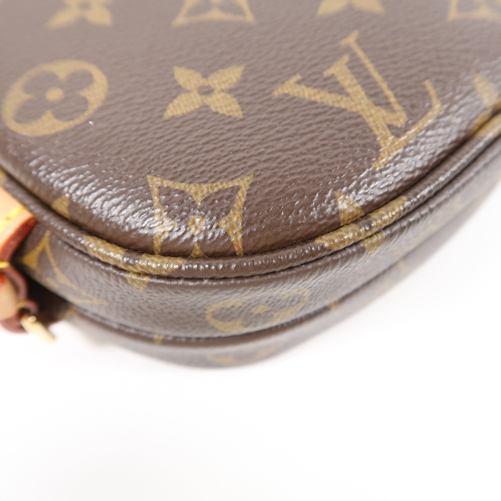 LOUIS VUITTON Monogram Saumur BB金扣手挽肩背兩用袋啡色