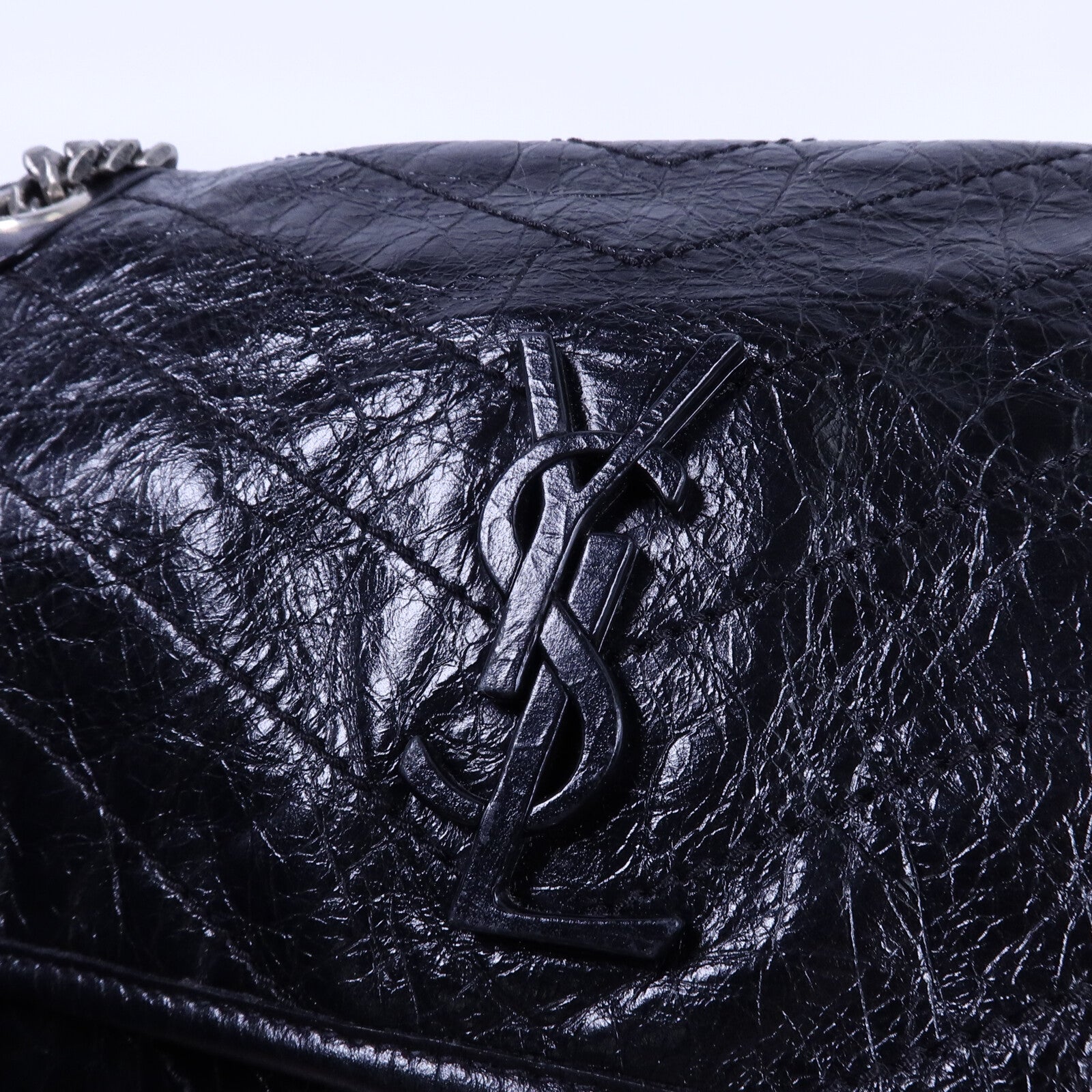 YVES SAINT LAURENT 牛皮皮革Niki Medium鏈帶肩背袋