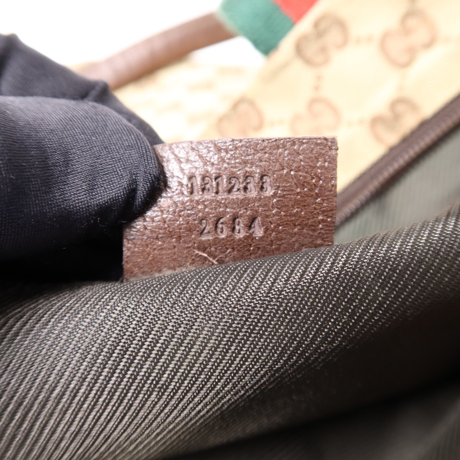 GUCCI 【激減優惠】帆布Tote Bag銀扣手挽袋