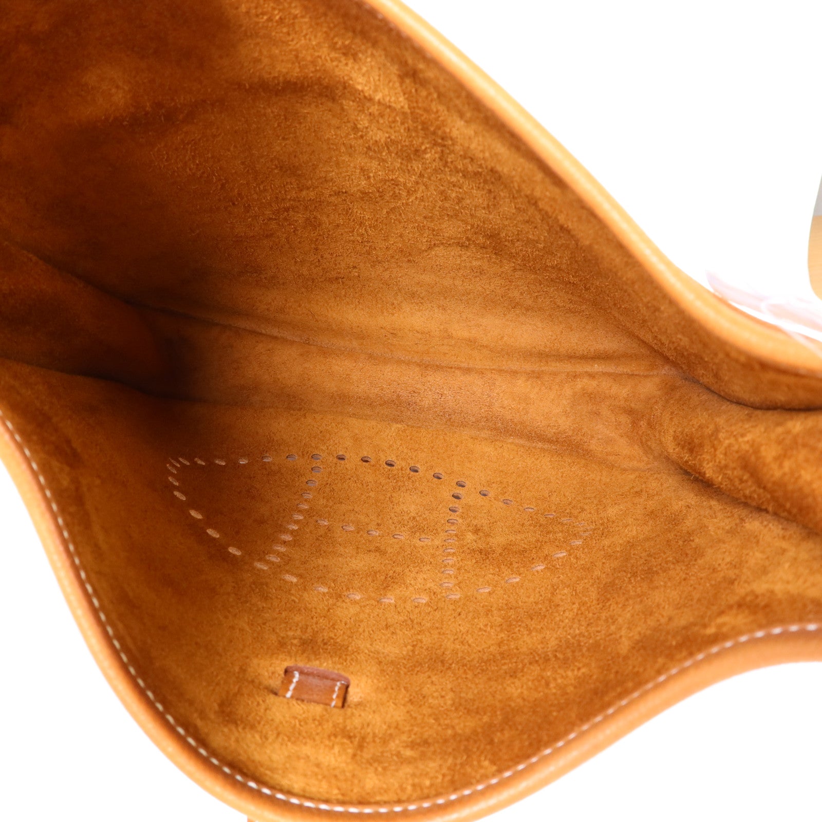 HERMES Barenia Foubourg皮革Evelyne PM金扣肩背袋Gold