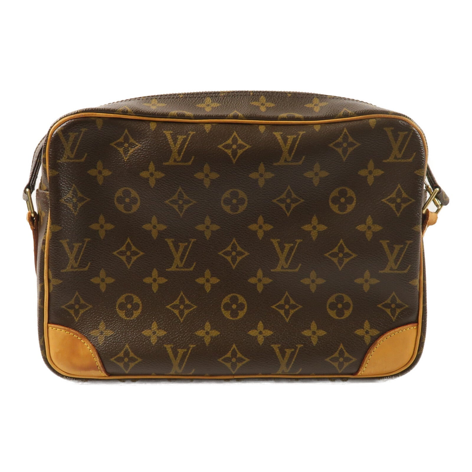 LOUIS VUITTON Monogram Nile金扣肩背袋
