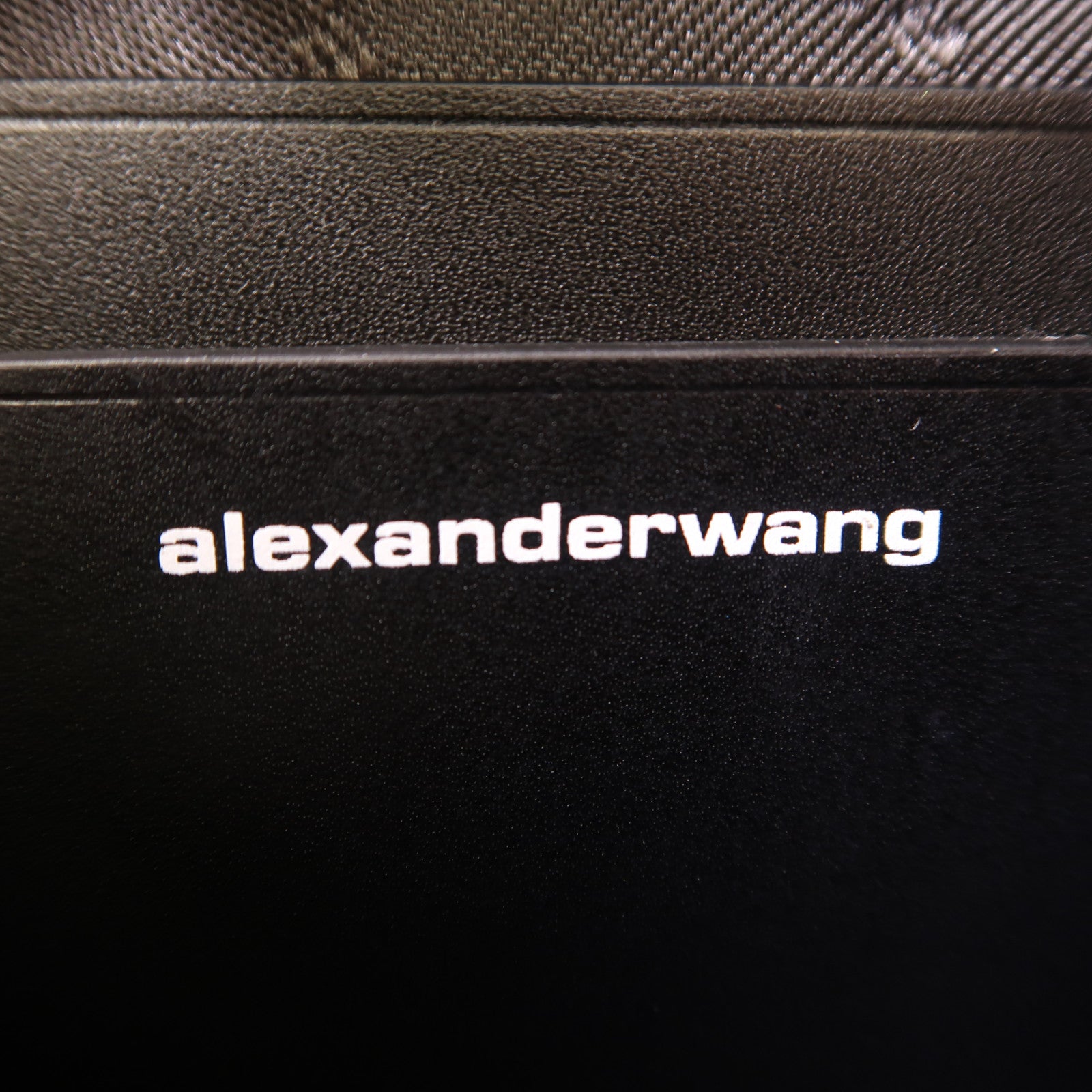 SELECTION 【激減優惠】水晶/帆布Alexander Wang銀扣手挽袋