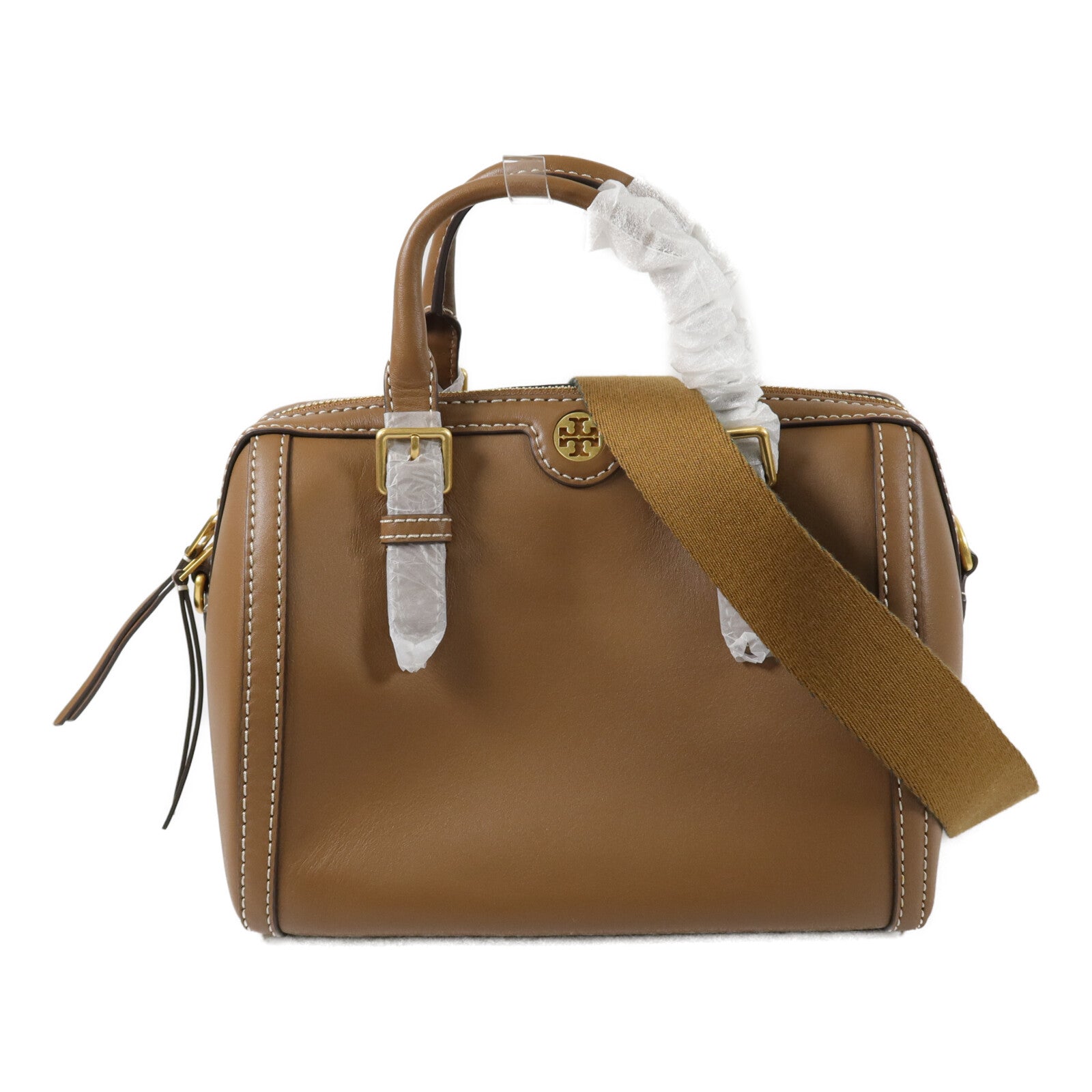 Tory Burch 牛皮皮革Barrel Bag手挽肩背兩用袋