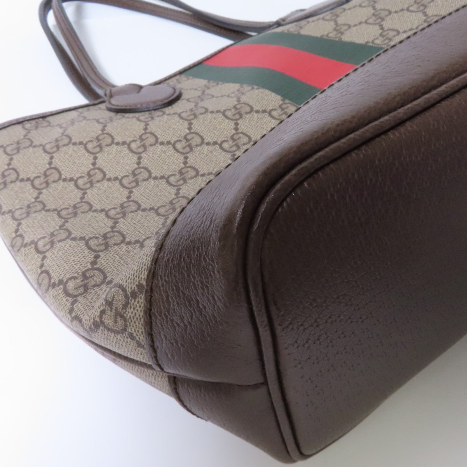 GUCCI 【激減優惠】塗層帆布Tote Bag手挽袋啡色