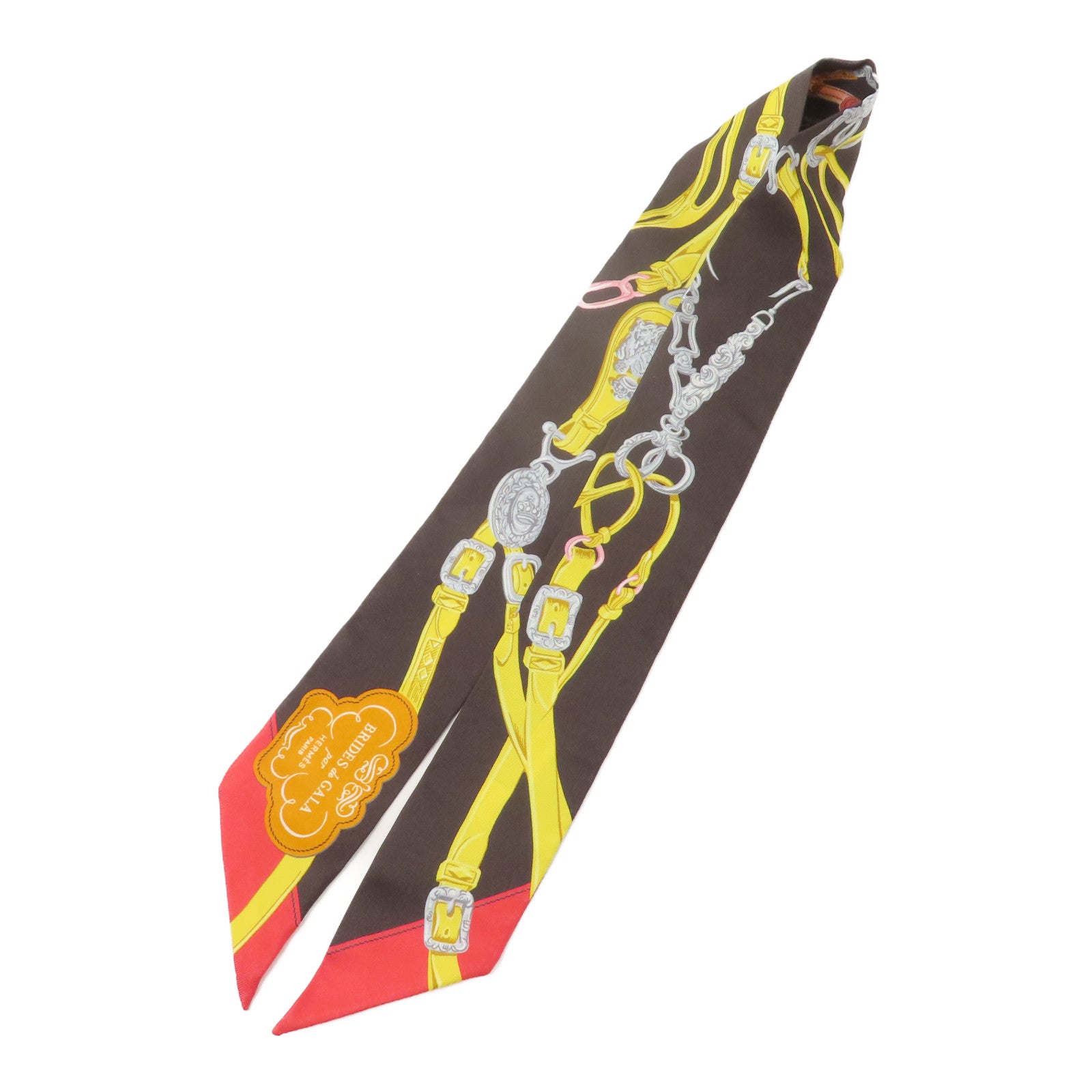 HERMES 絲質Twilly絲巾