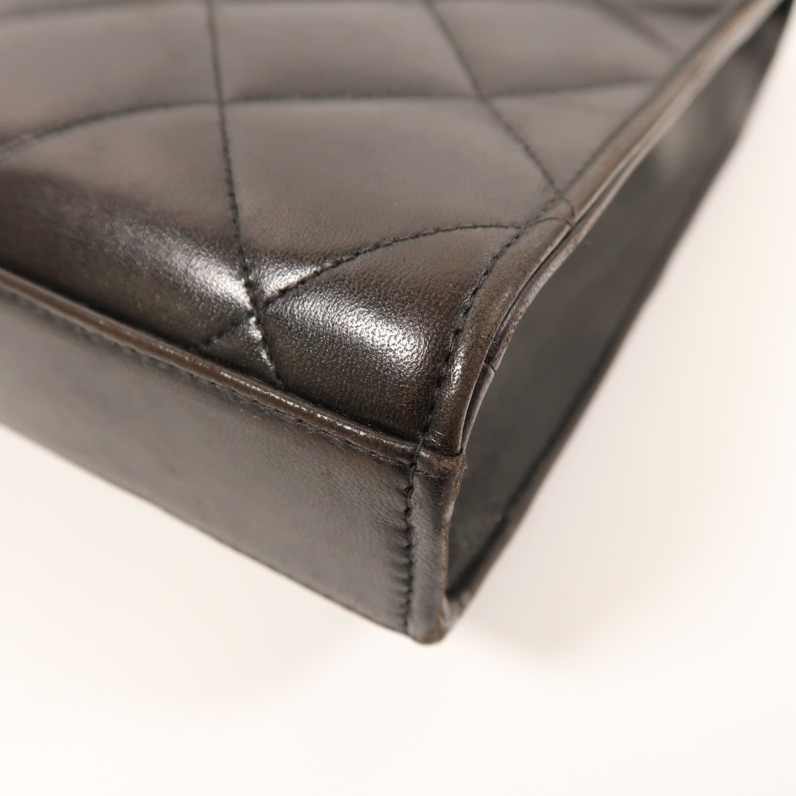CHANEL 羊皮皮革Materasse Briefcase金扣公事包