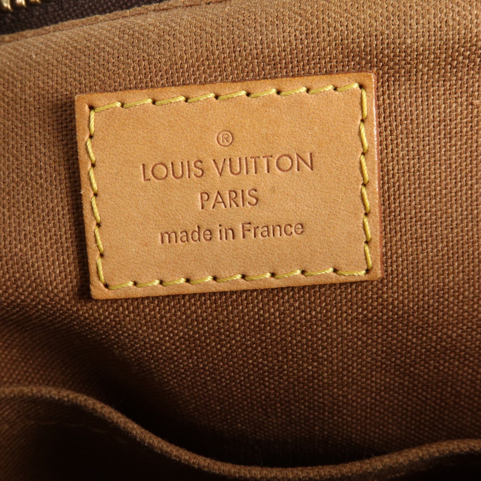 LOUIS VUITTON Monogram Palermo GM手挽肩背兩用袋棕色