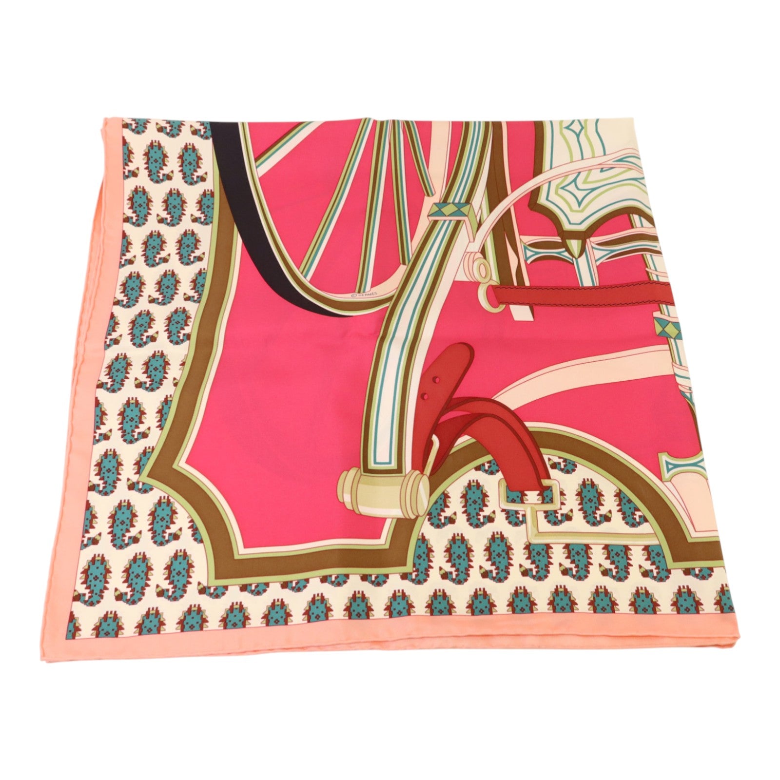 HERMES 絲質Scarf 90x90絲巾