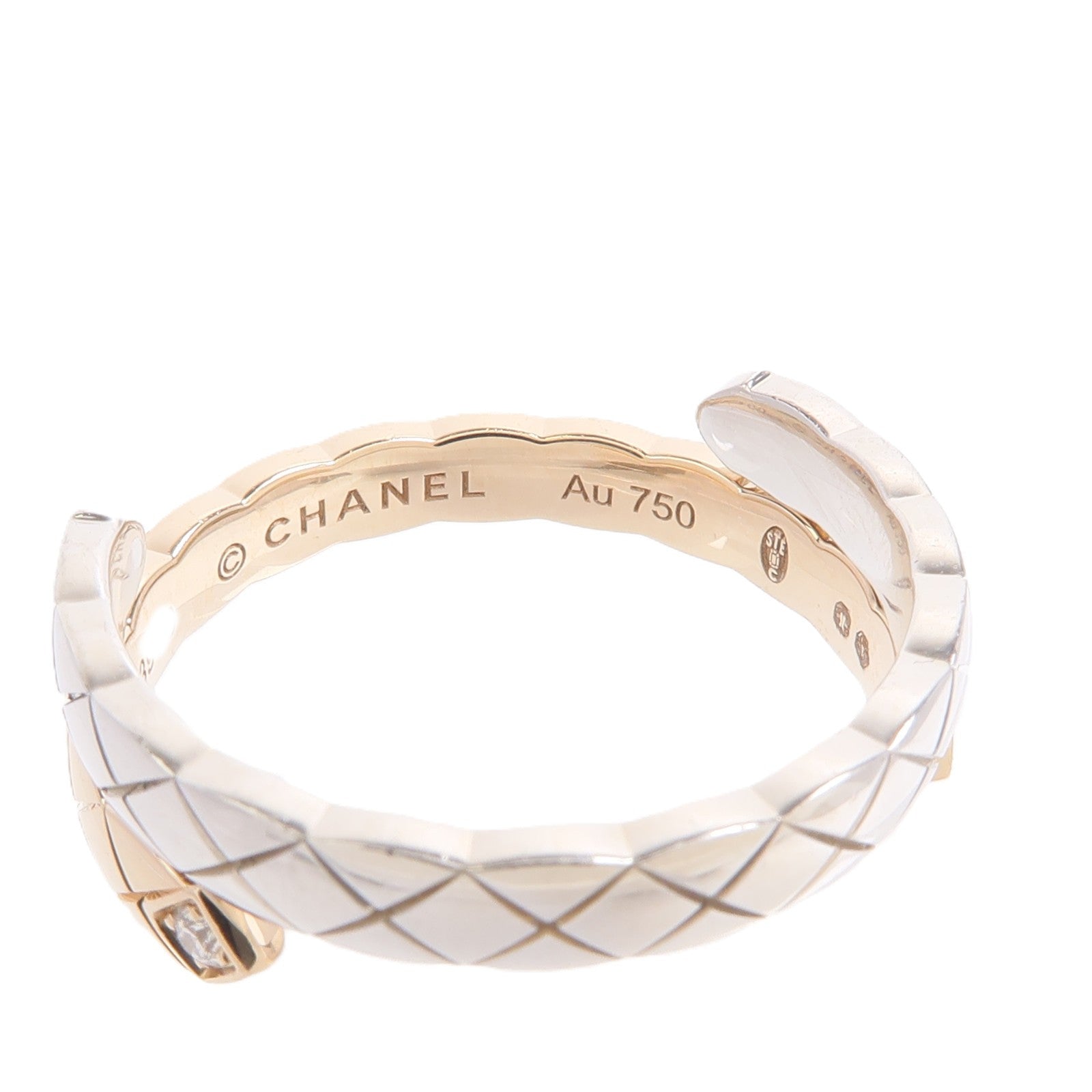 CHANEL 18K白金/玫瑰金Coco Crush Toi Et Moi Small戒指