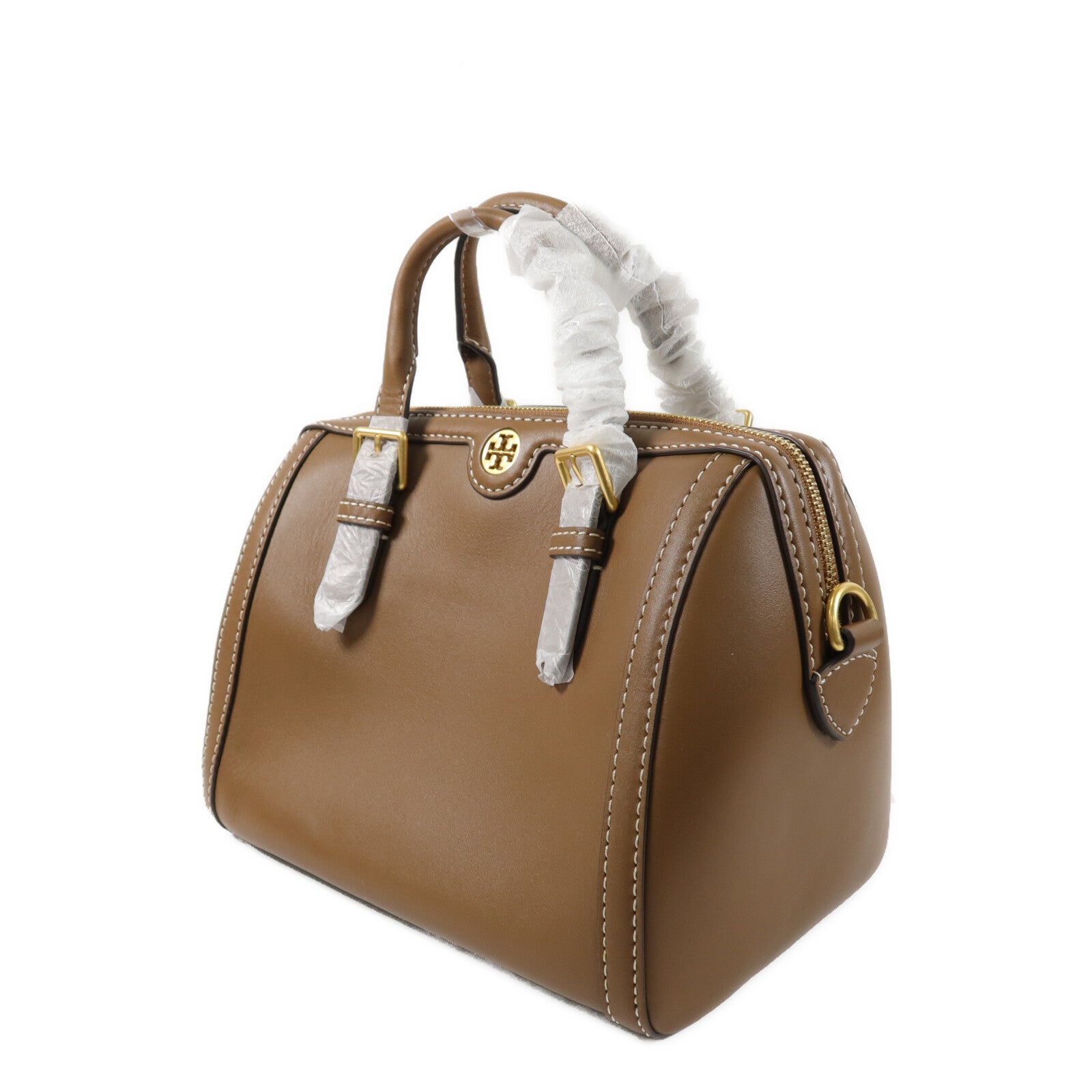 Tory Burch 牛皮皮革Barrel Bag手挽肩背兩用袋