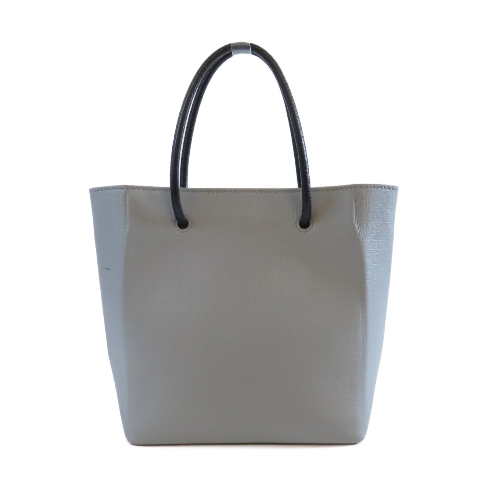 BALENCIAGA 【激減優惠】牛皮皮革Shoulder Bag XXS銀扣手挽肩背兩用袋灰色