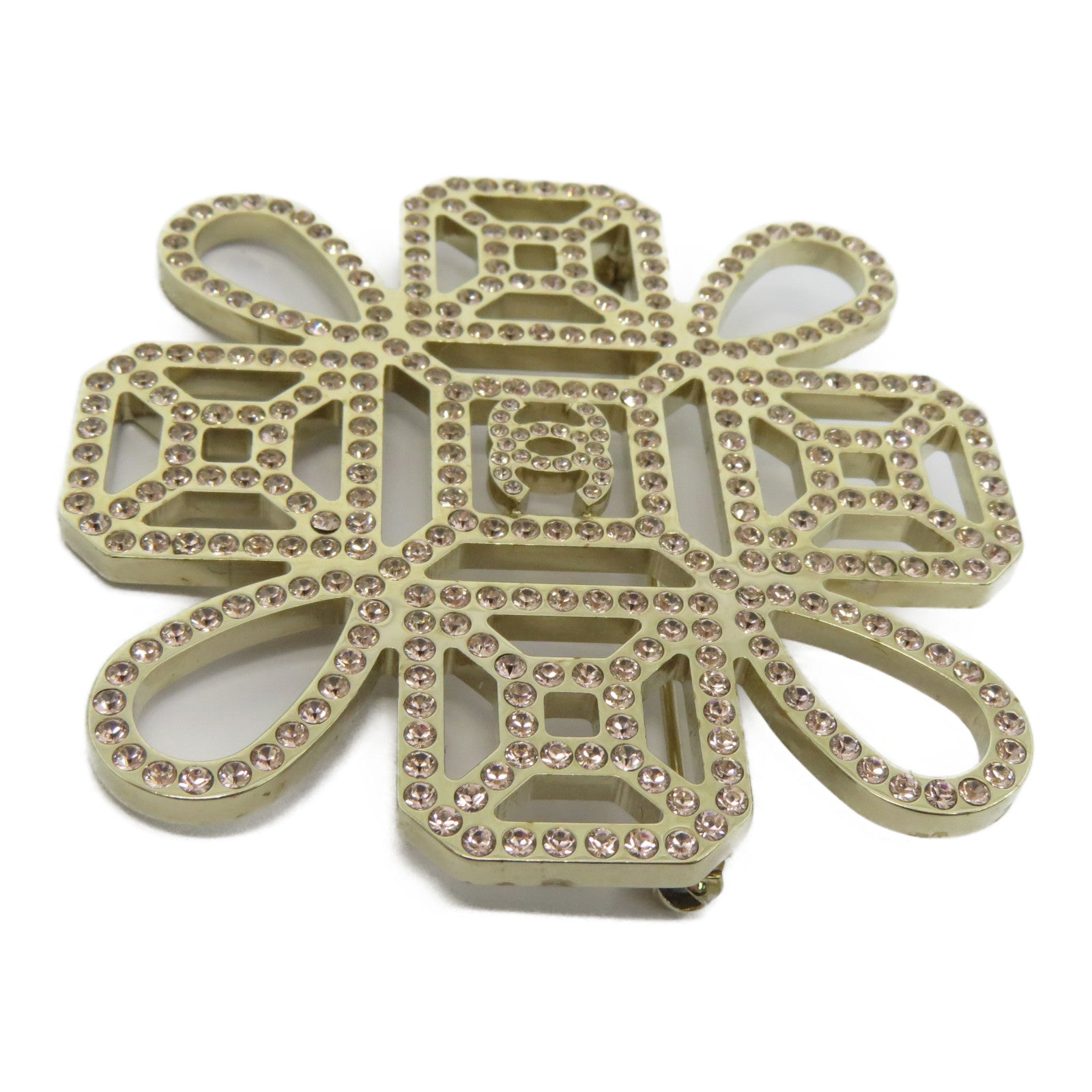 CHANEL 【激減優惠】金屬Brooch胸針金色/粉紅色