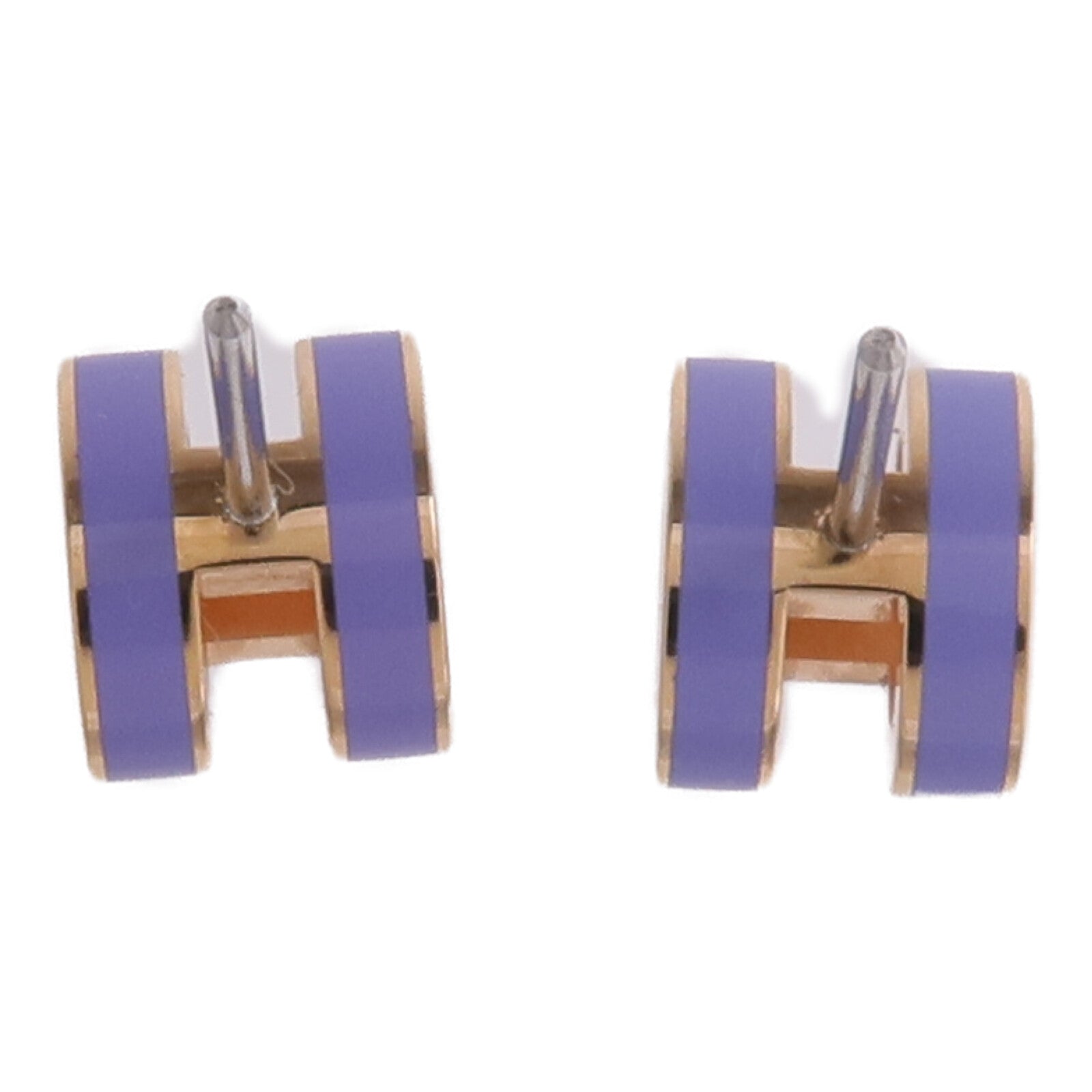 HERMES 金屬Pop H耳環