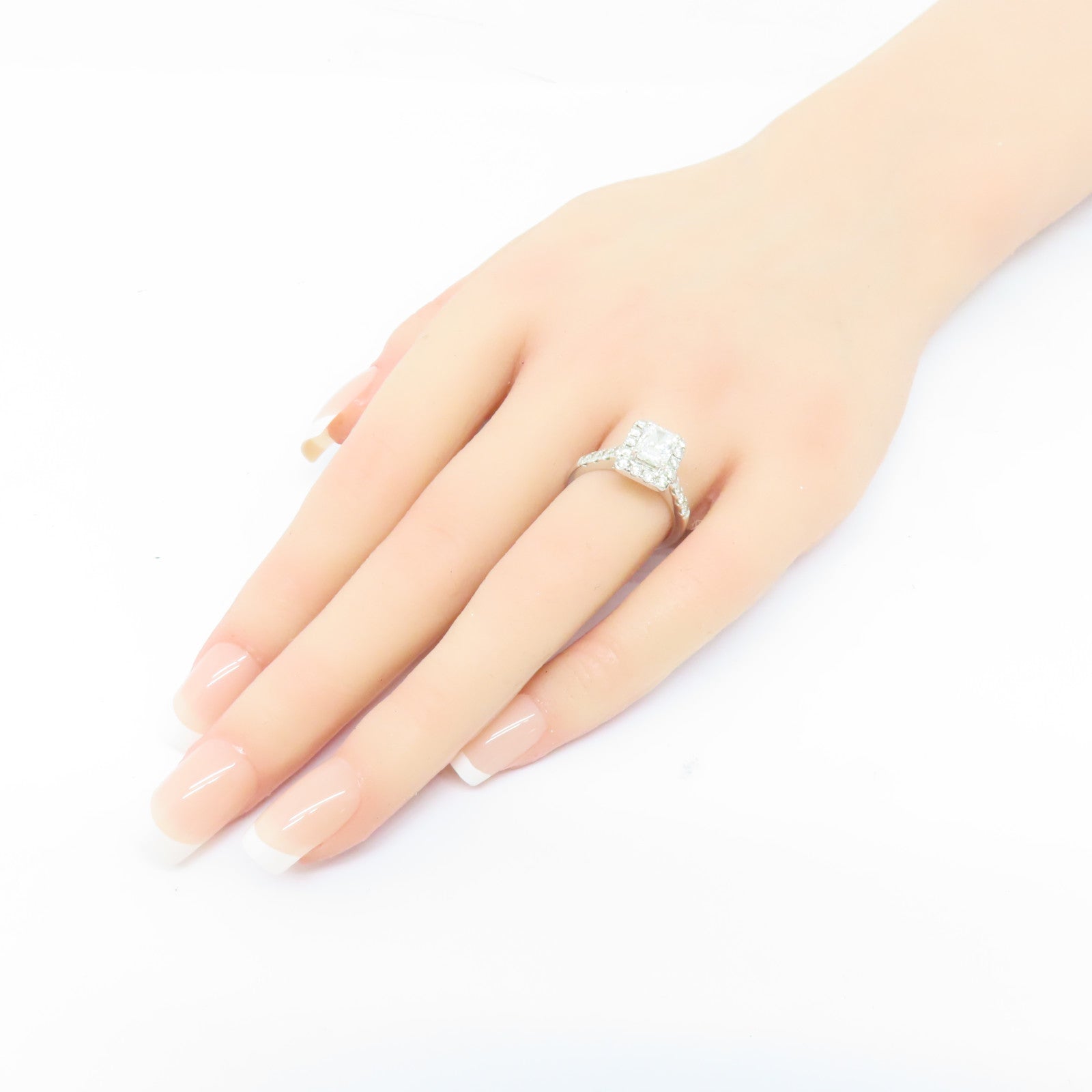 JEWELRY 18K白金Diamond Ring 1.02ct鑽石戒指US#6.25