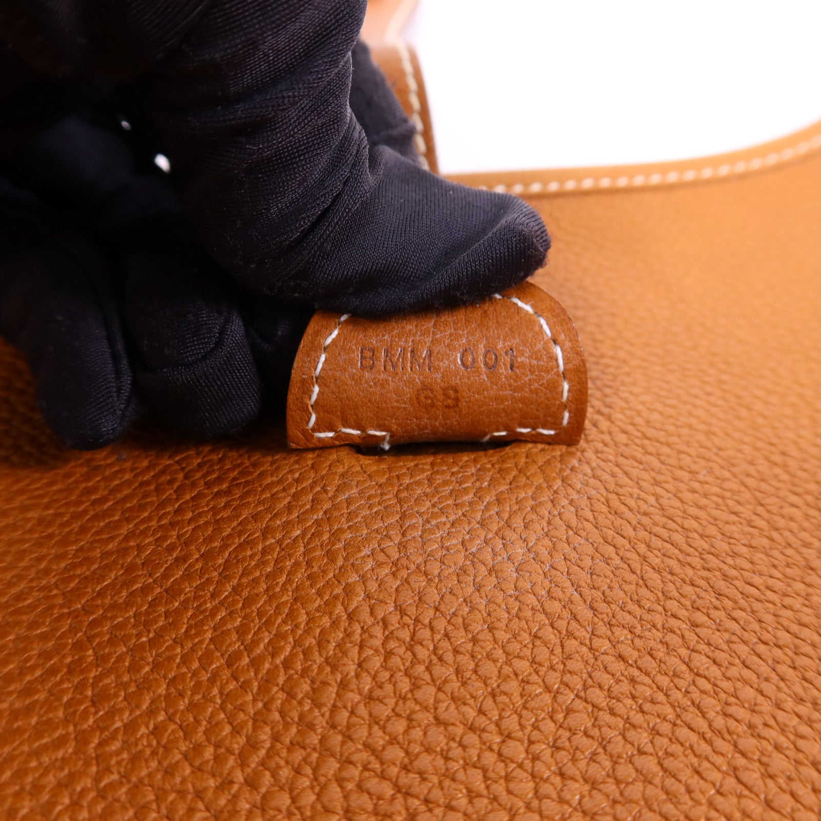 HERMES Barenia Foubourg皮革Evelyne PM金扣肩背袋Gold