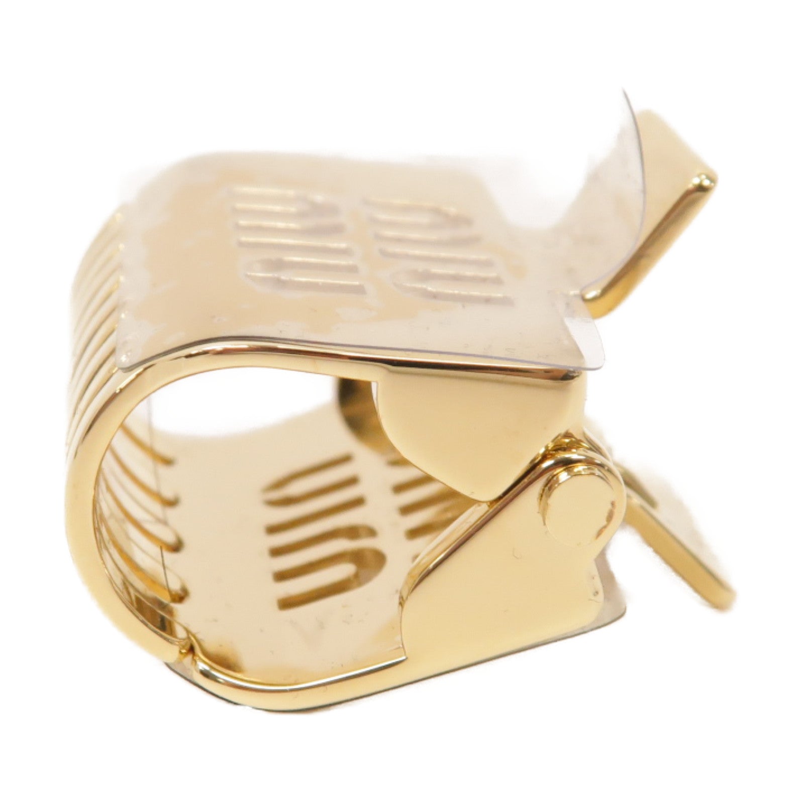 Miu Miu 金屬Hair Clip髮夾金色