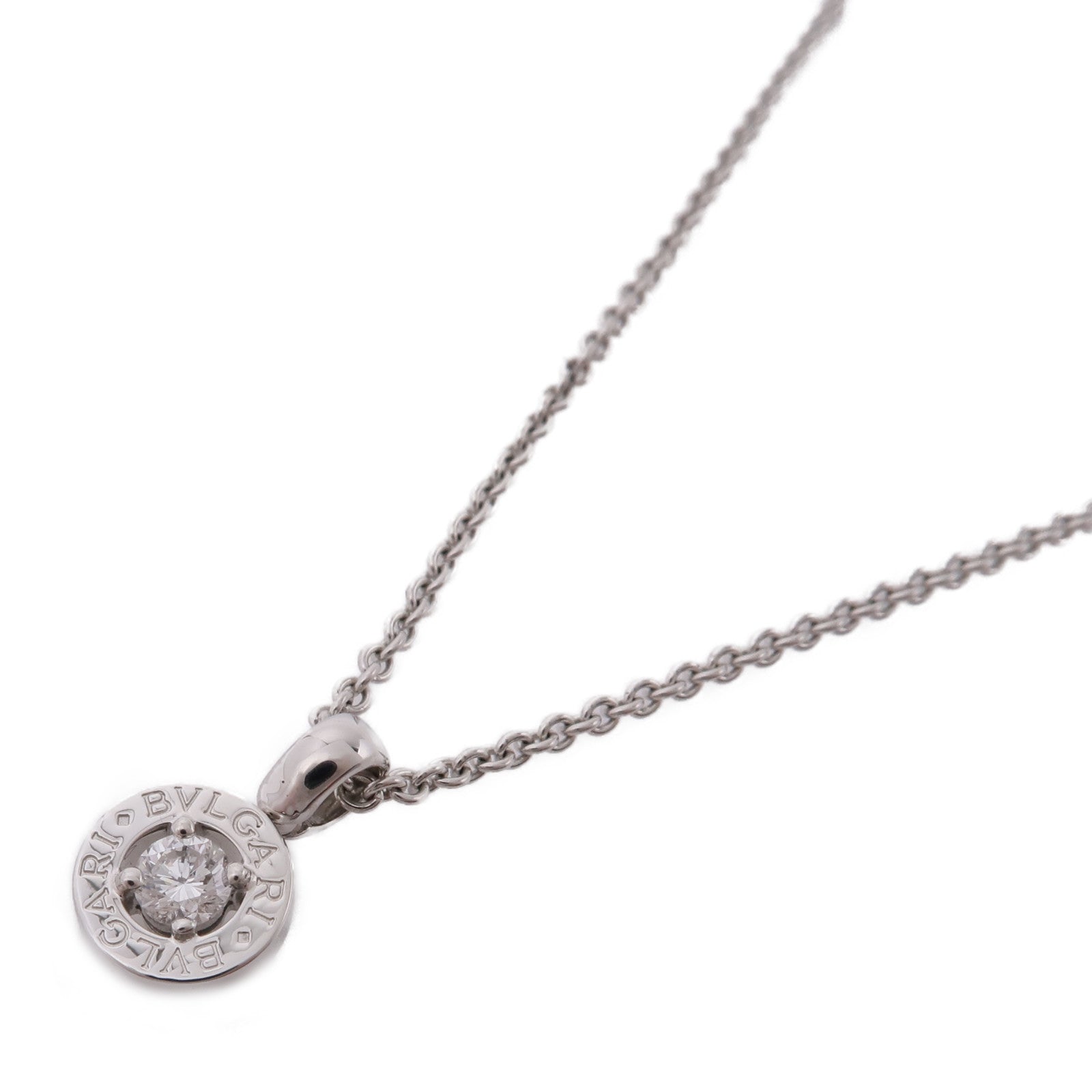 BVLGARI 18K白金Diamond Necklace鑽石項鍊