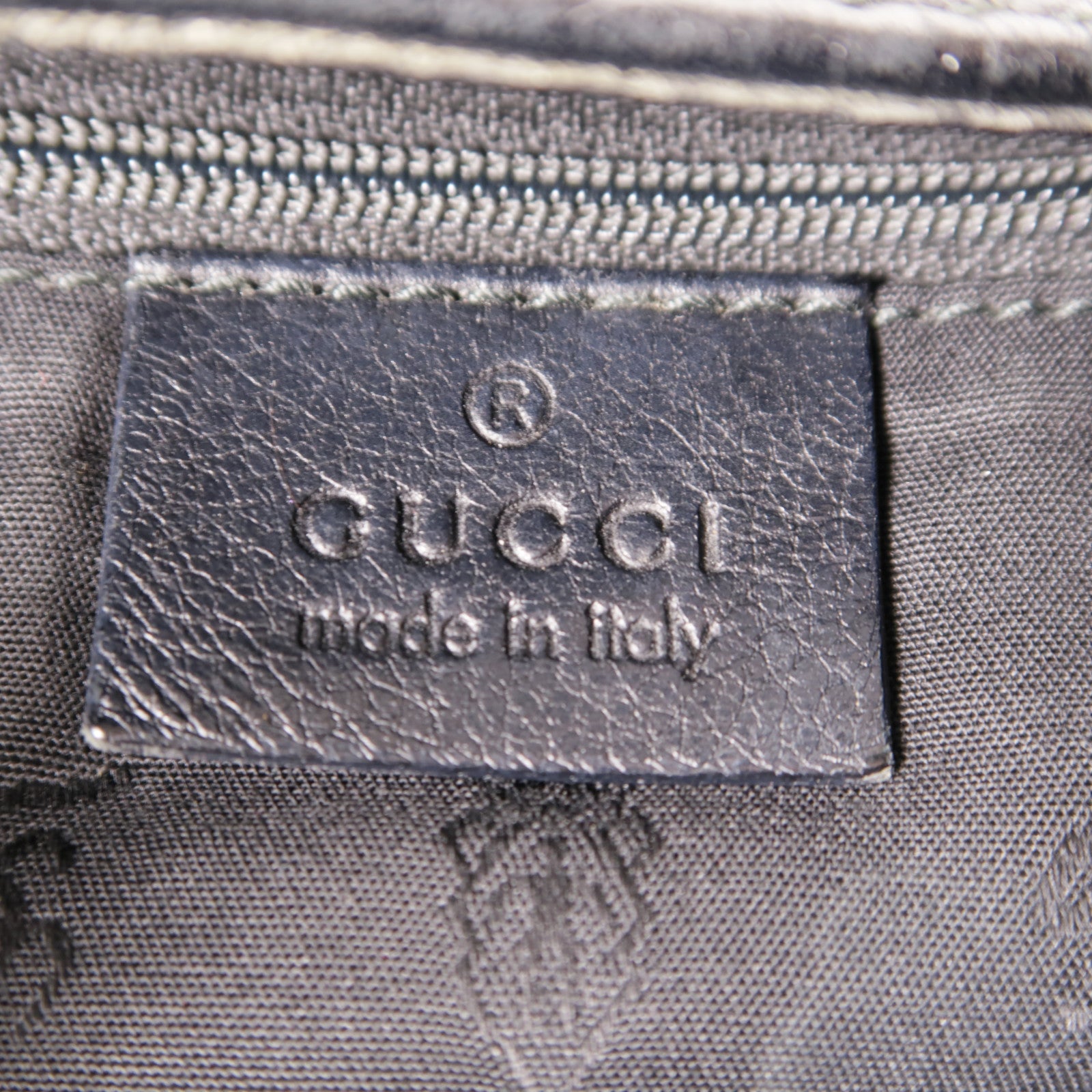 GUCCI 牛皮皮革Tote Bag金扣肩背袋