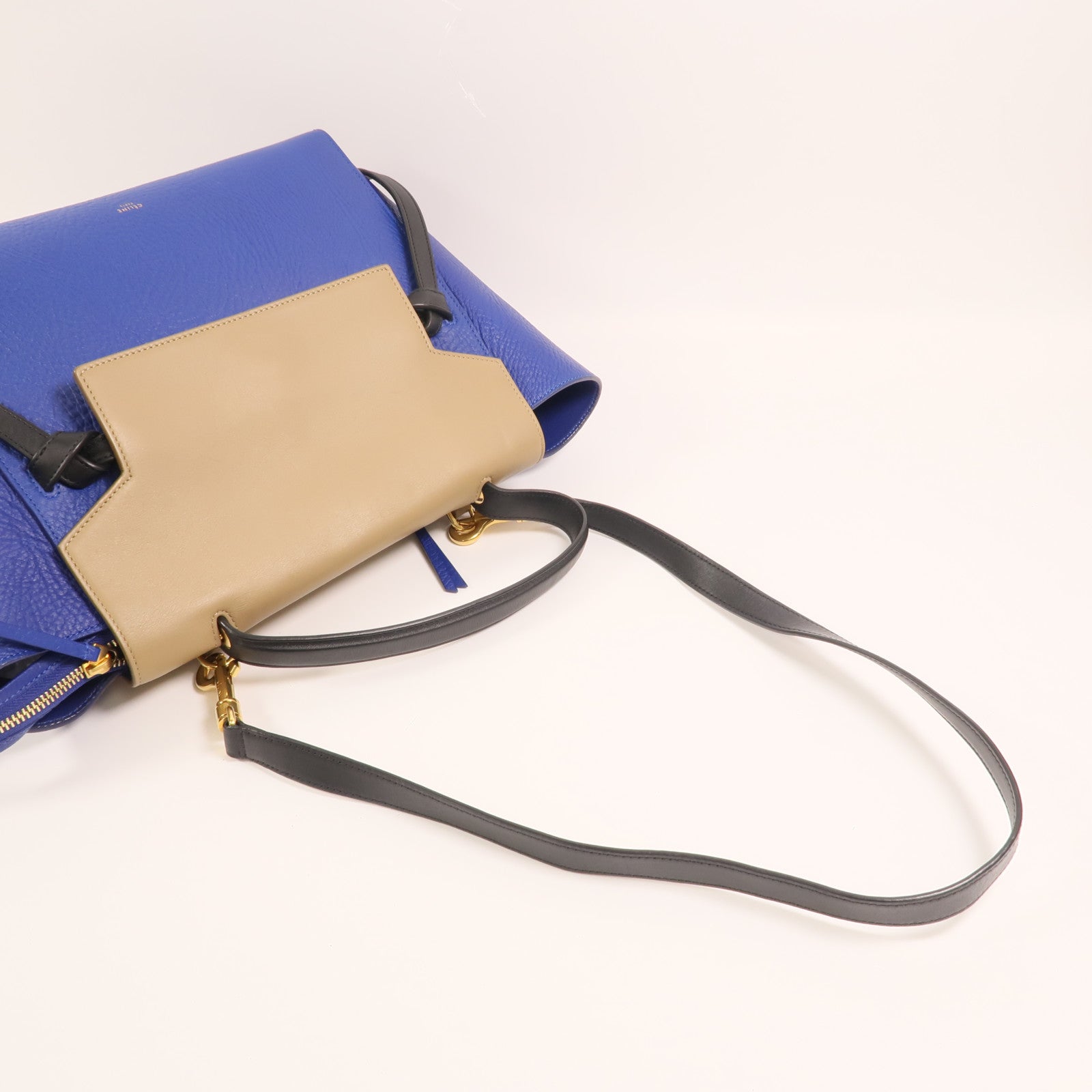 CELINE 牛皮皮革Belt Bag金扣手挽肩背兩用袋