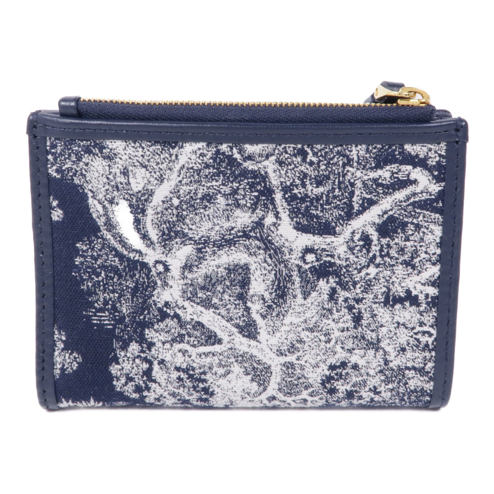 Dior 帆布30 Montaigne Dahlia錢包