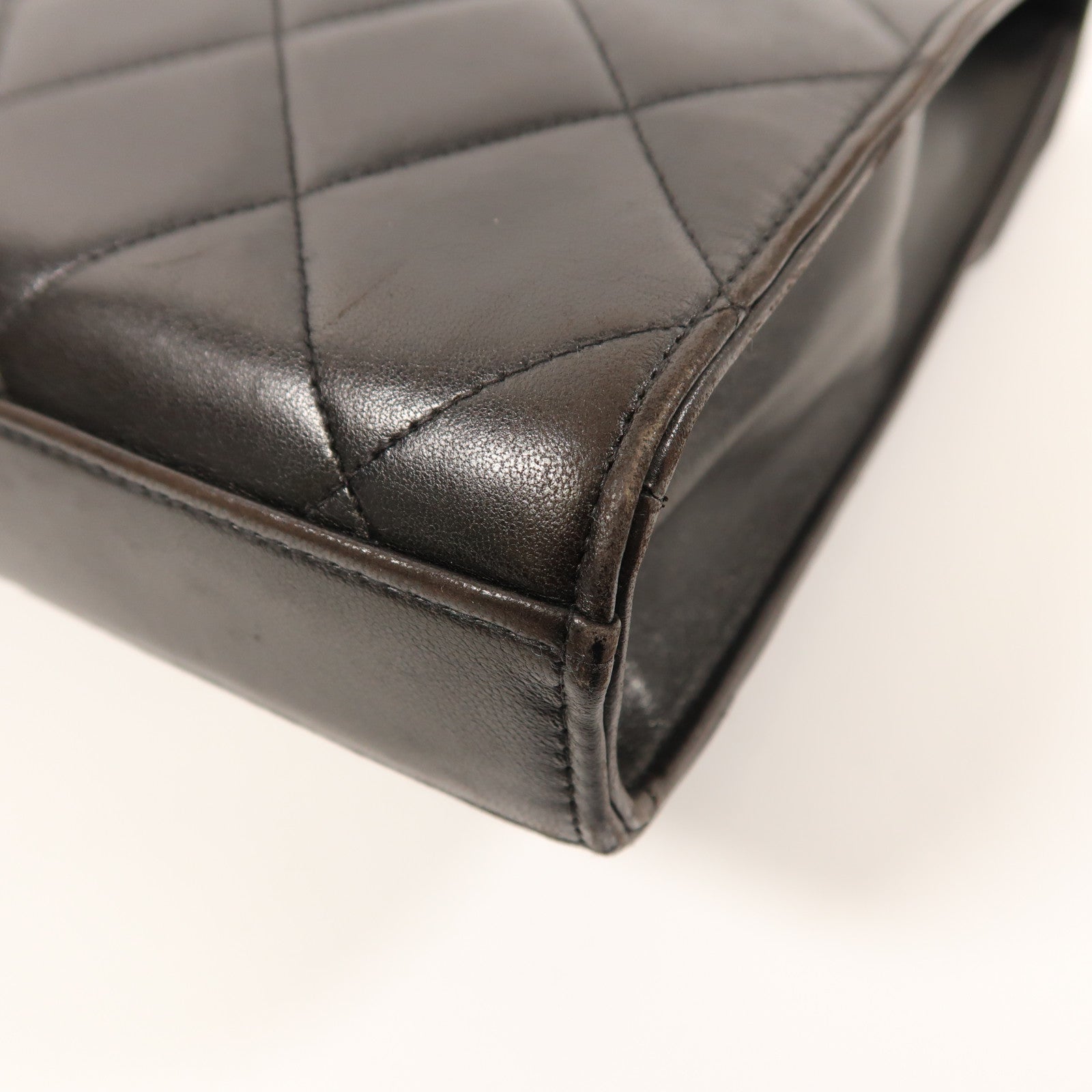 CHANEL 羊皮皮革Materasse Briefcase金扣公事包
