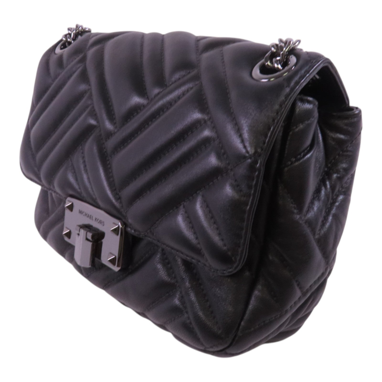 Michael Kors 羊皮皮革Shoulder Bag鏈帶肩背袋