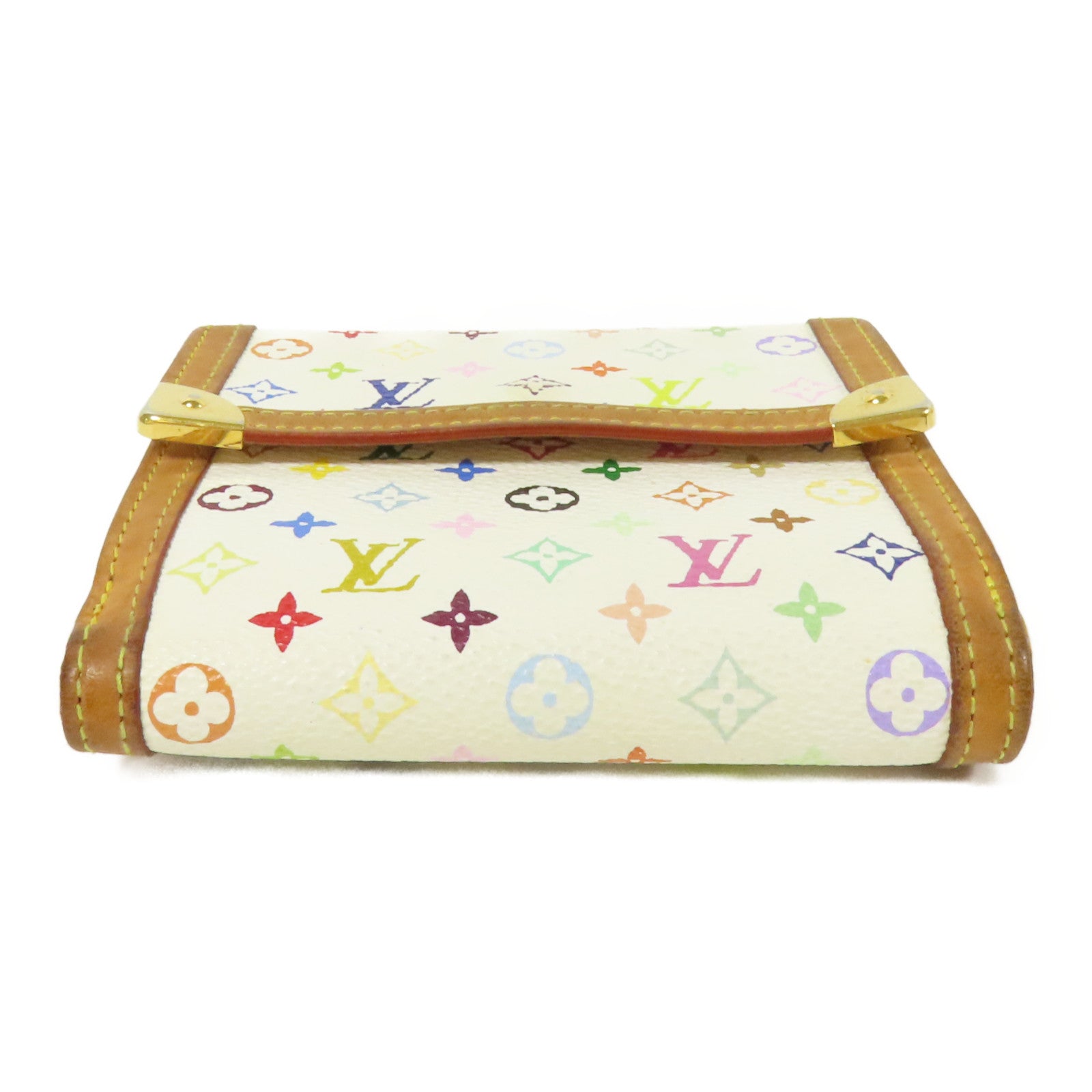 LOUIS VUITTON 【激減優惠】Monogram Multicolore Porte Monnaie金扣錢包