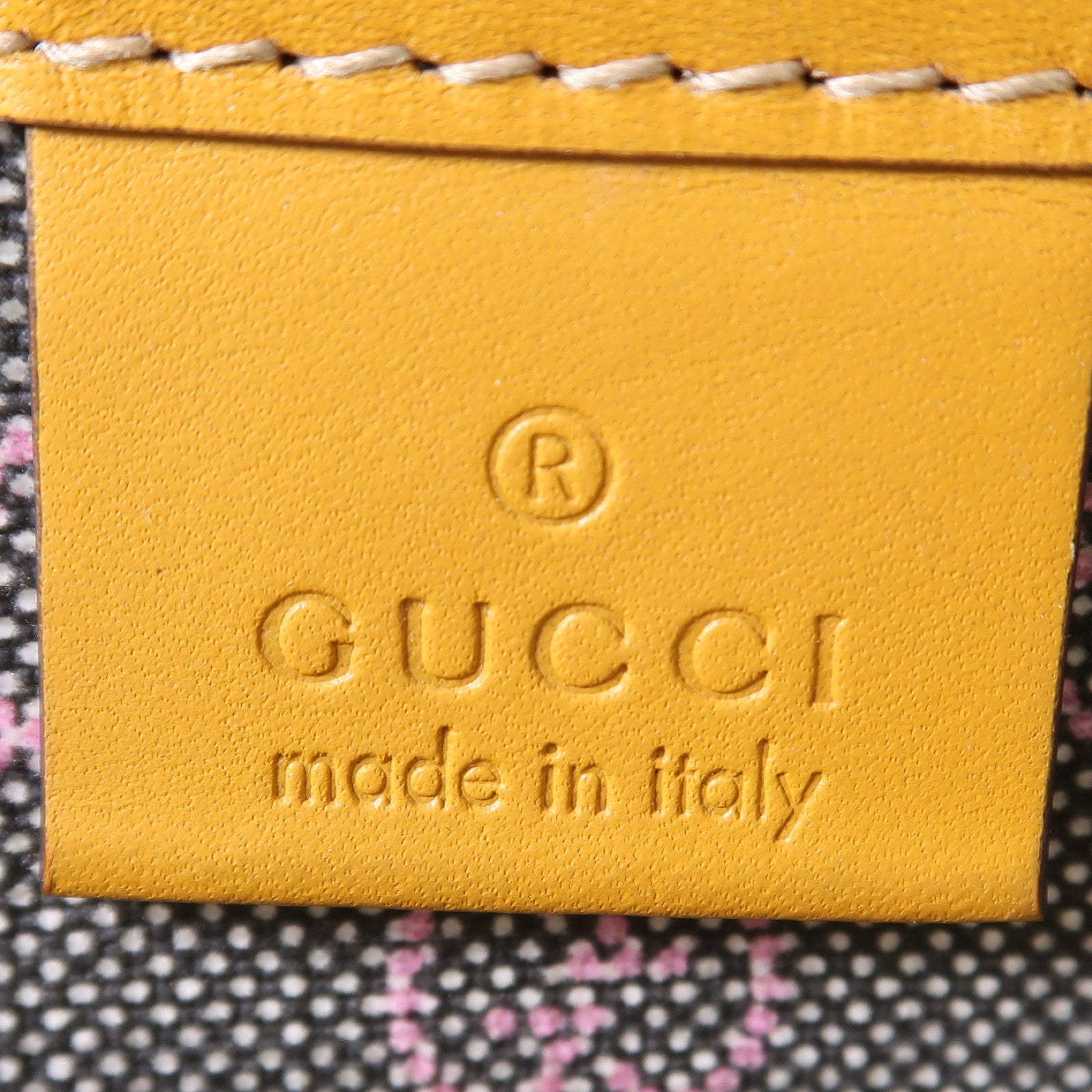 GUCCI 塗層帆布Tote Bag銀扣手挽袋灰色/啡色