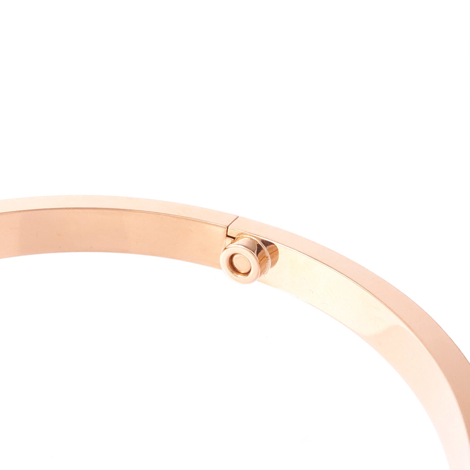 CARTIER 18K玫瑰金Love Bracelet Small Model Full Diamonds鑽石手鐲Cartier#16