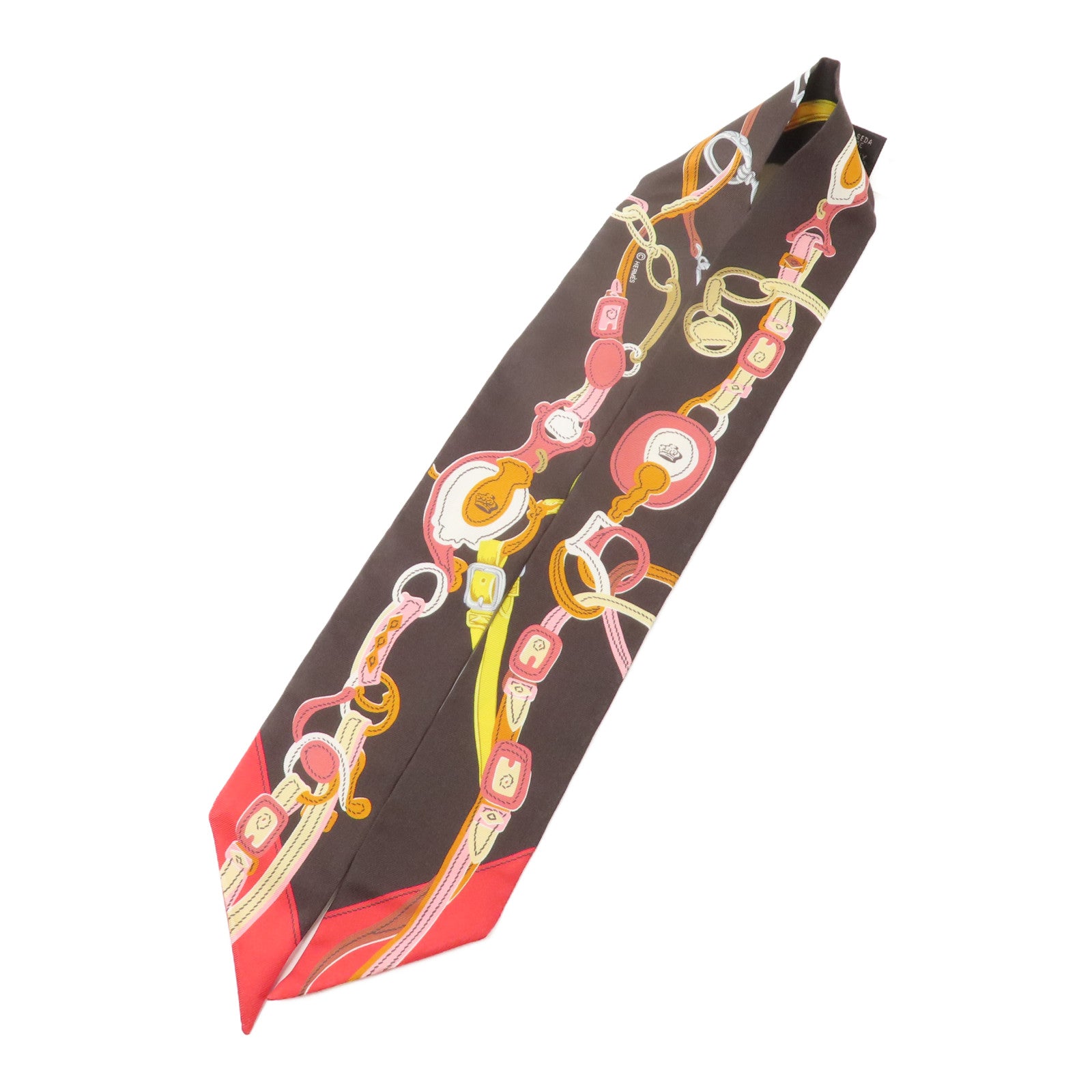 HERMES 絲質Twilly絲巾