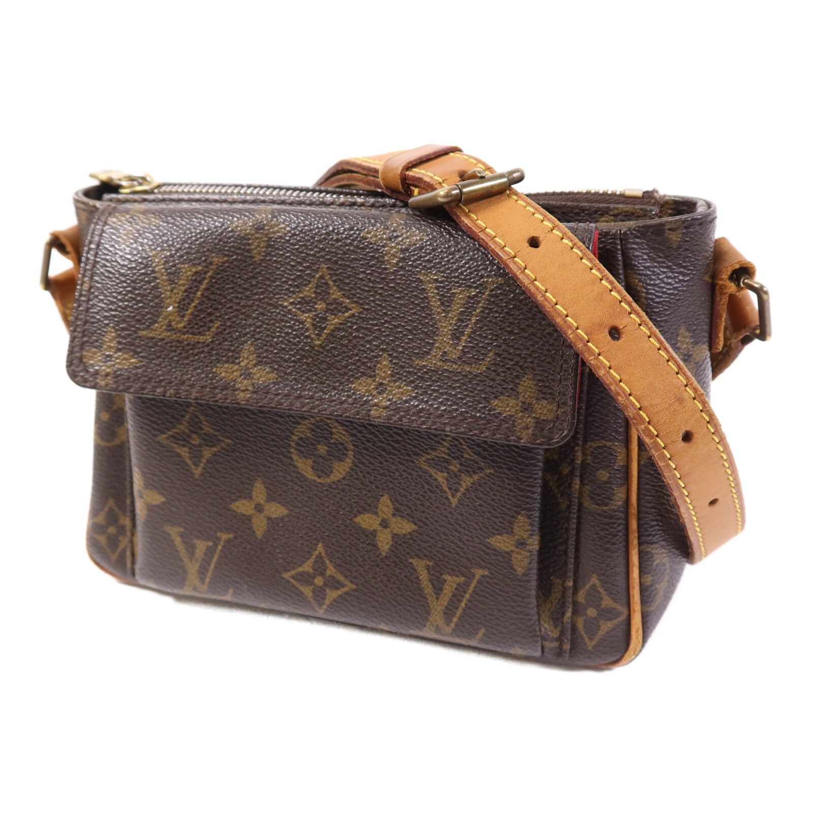 LOUIS VUITTON Monogram Viva Cite PM金扣肩背袋