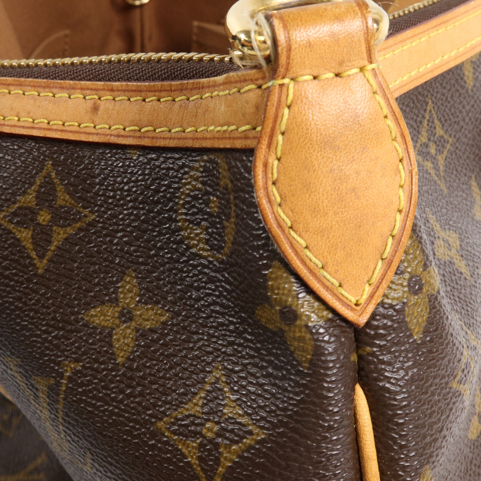 LOUIS VUITTON Monogram Palermo GM手挽肩背兩用袋棕色