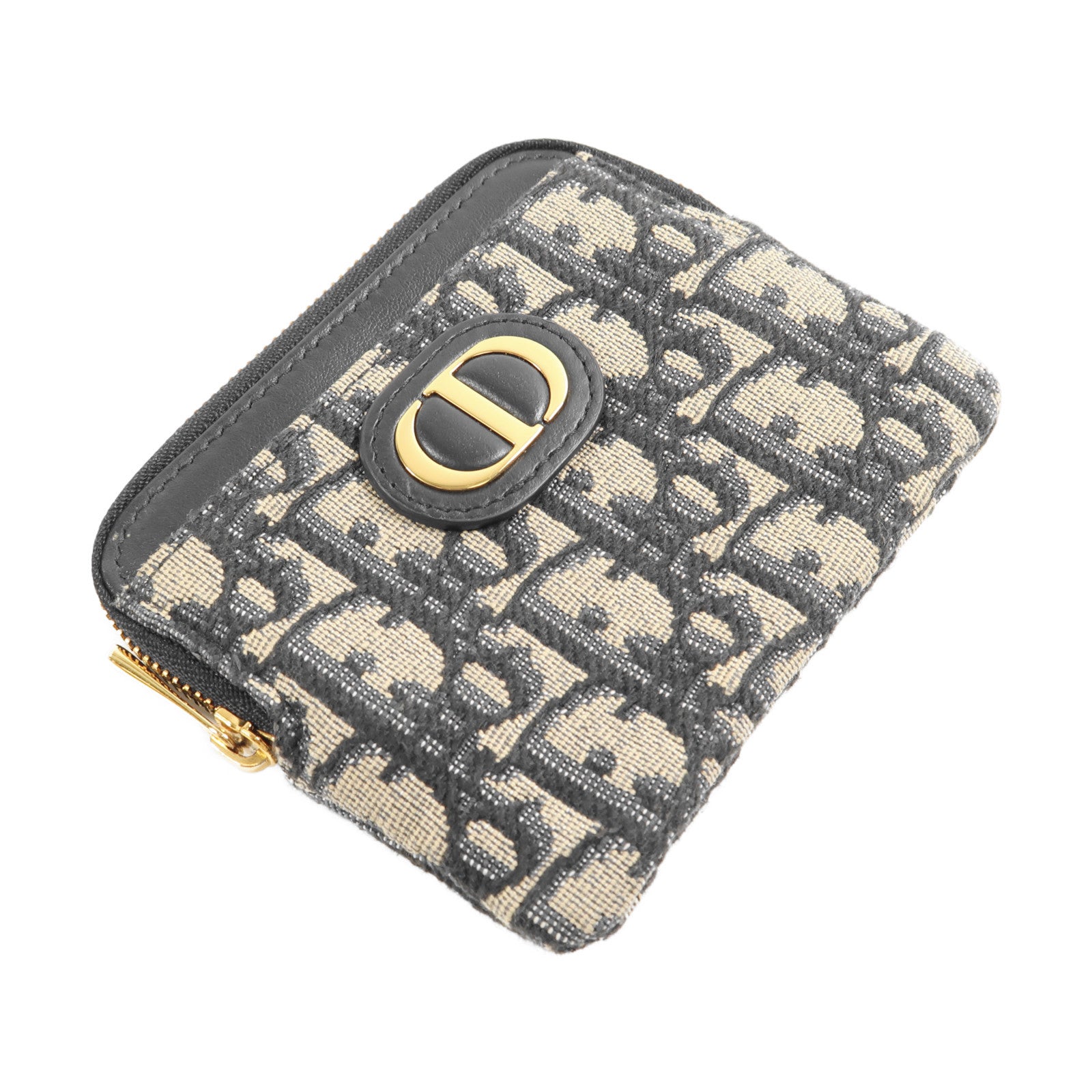 Dior 帆布Wallet金扣錢包