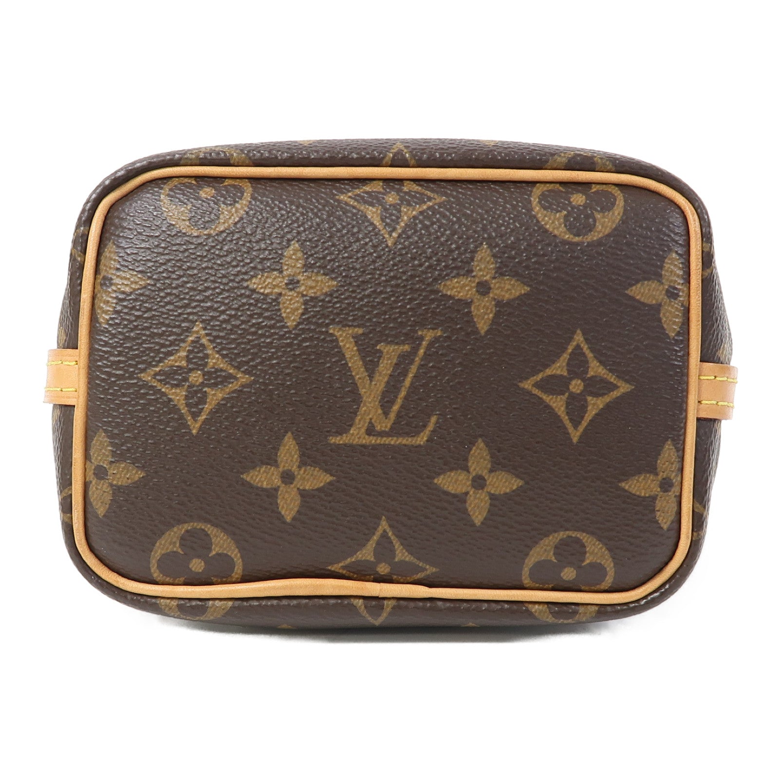 LOUIS VUITTON 【激減優惠】Monogram Nano Noe金扣肩背袋啡色