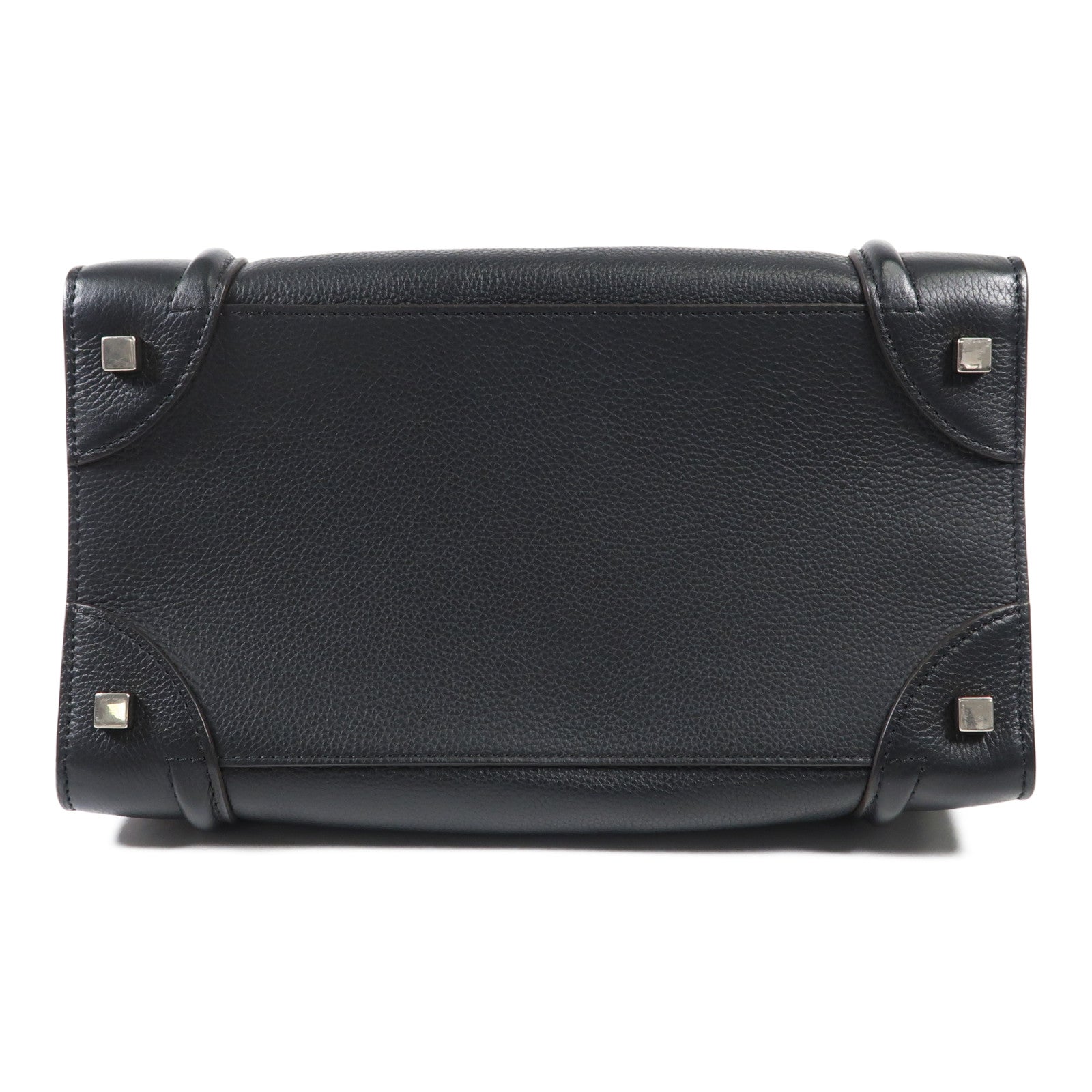 CELINE 牛皮皮革Luggage銀扣肩背袋