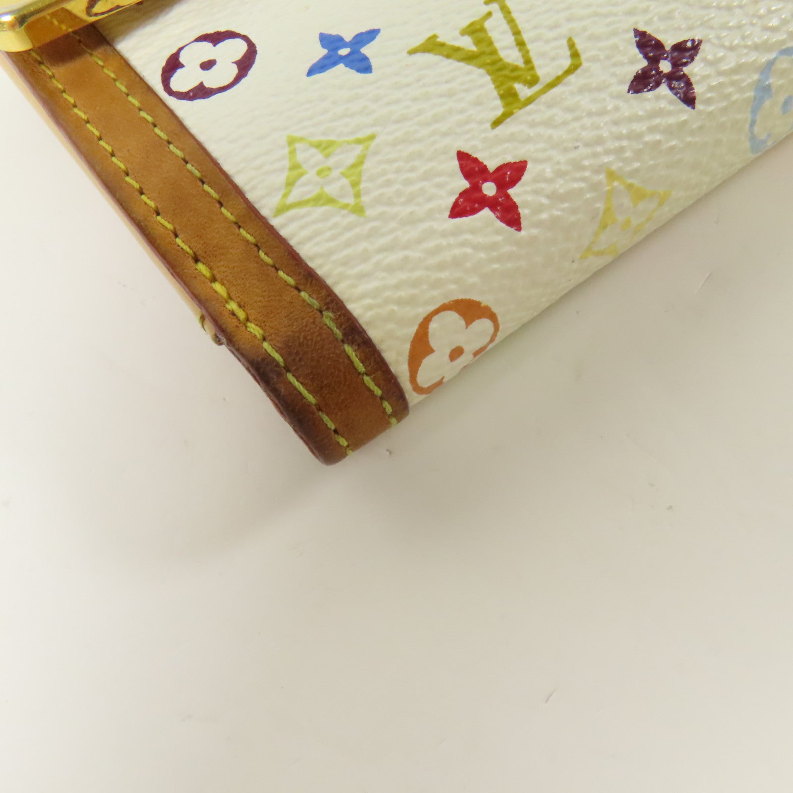 LOUIS VUITTON 【激減優惠】Monogram Multicolore Porte Monnaie金扣錢包
