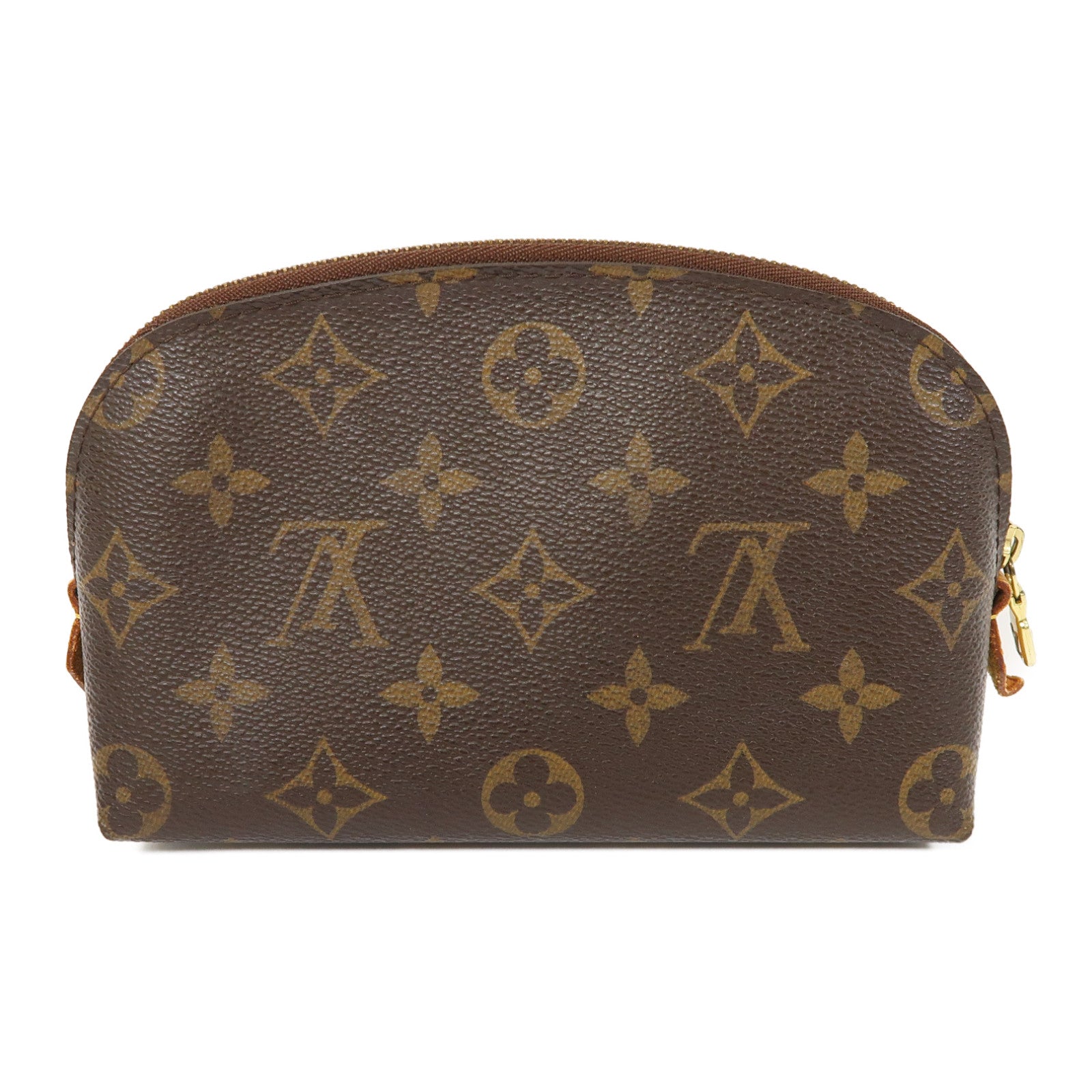 LOUIS VUITTON Monogram Cosmetic Pouch PM金扣手拿包啡色