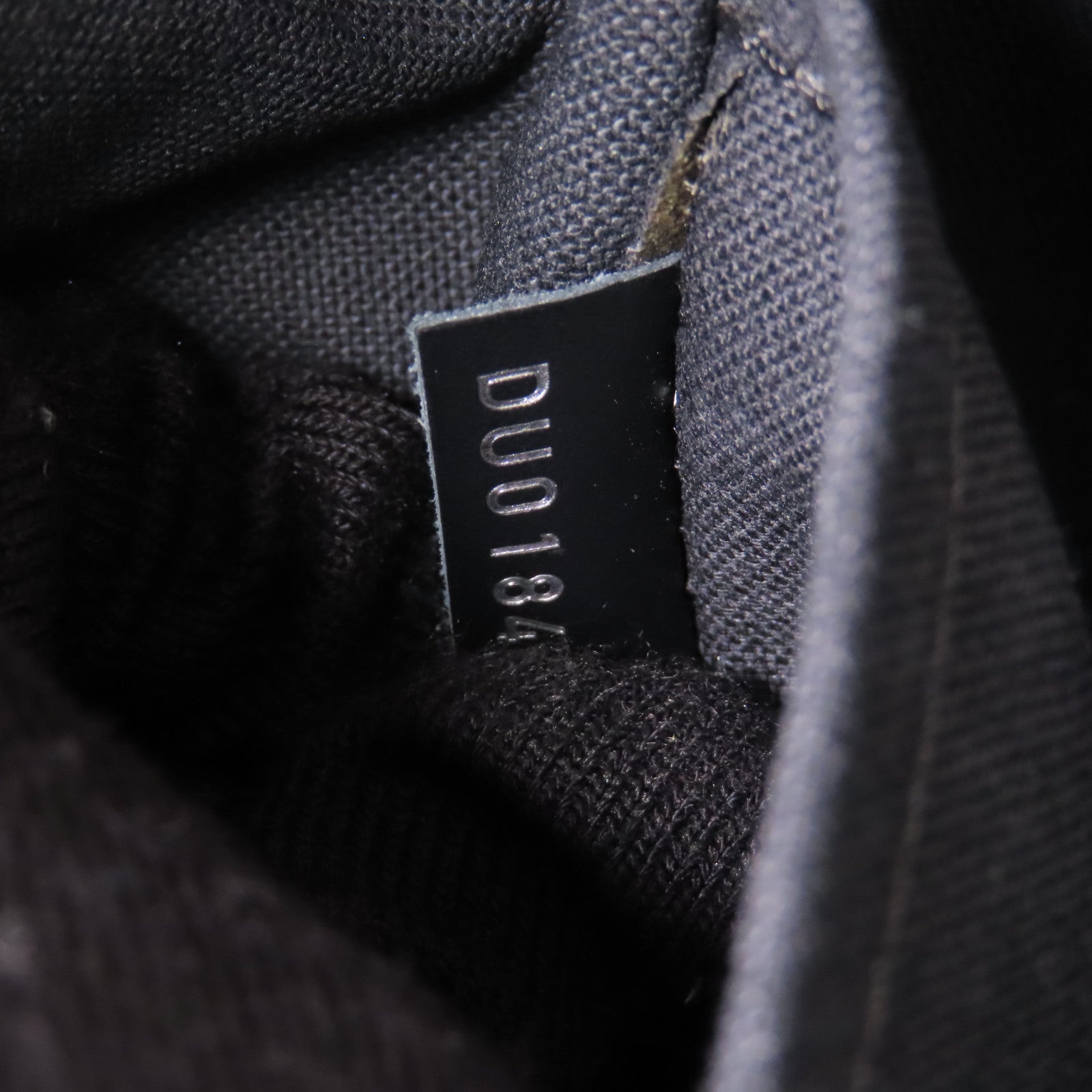 LOUIS VUITTON Damier Graphite Tadao MM銀扣手挽肩背兩用袋