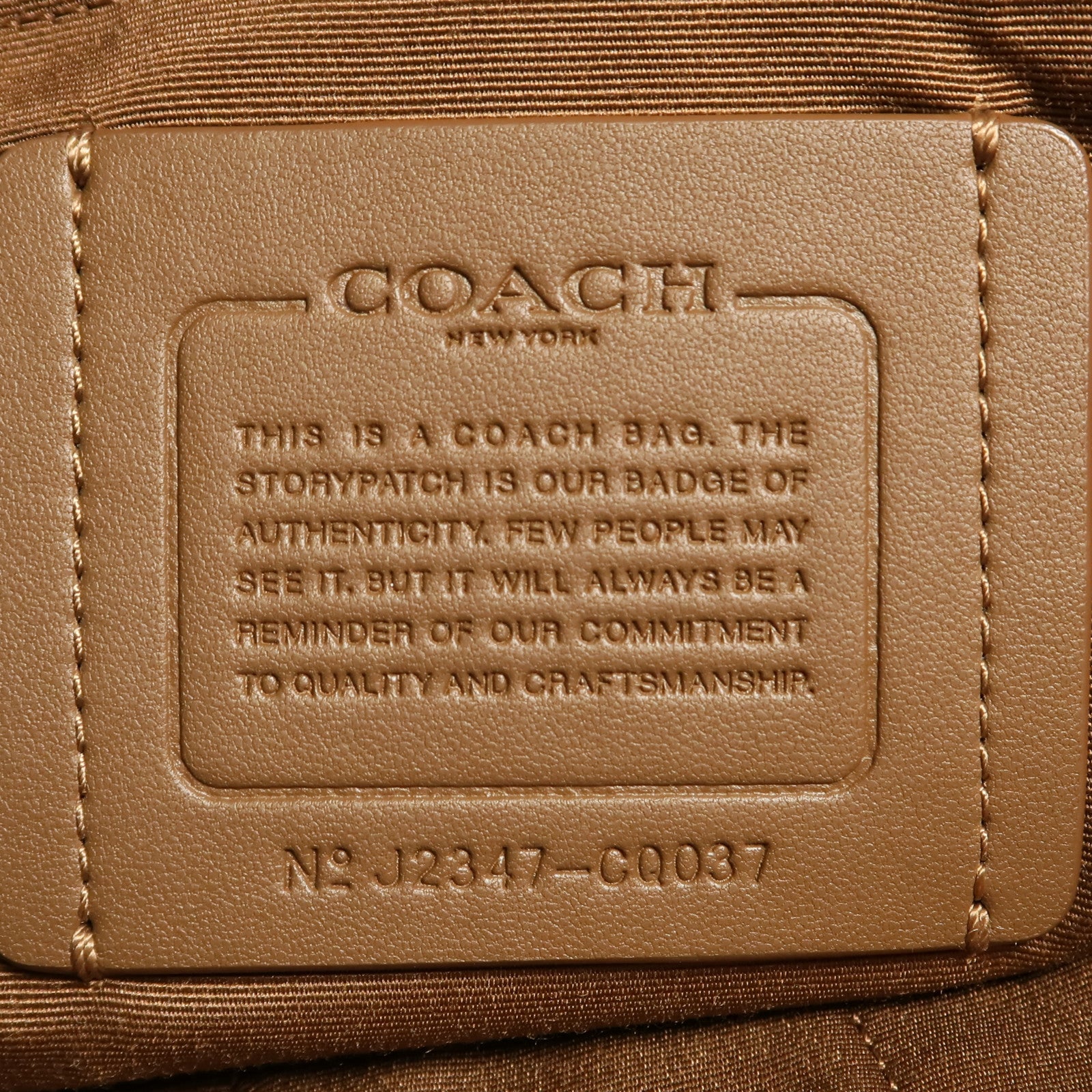 COACH 牛皮皮革/塗層帆布Shoulder Bag肩背袋