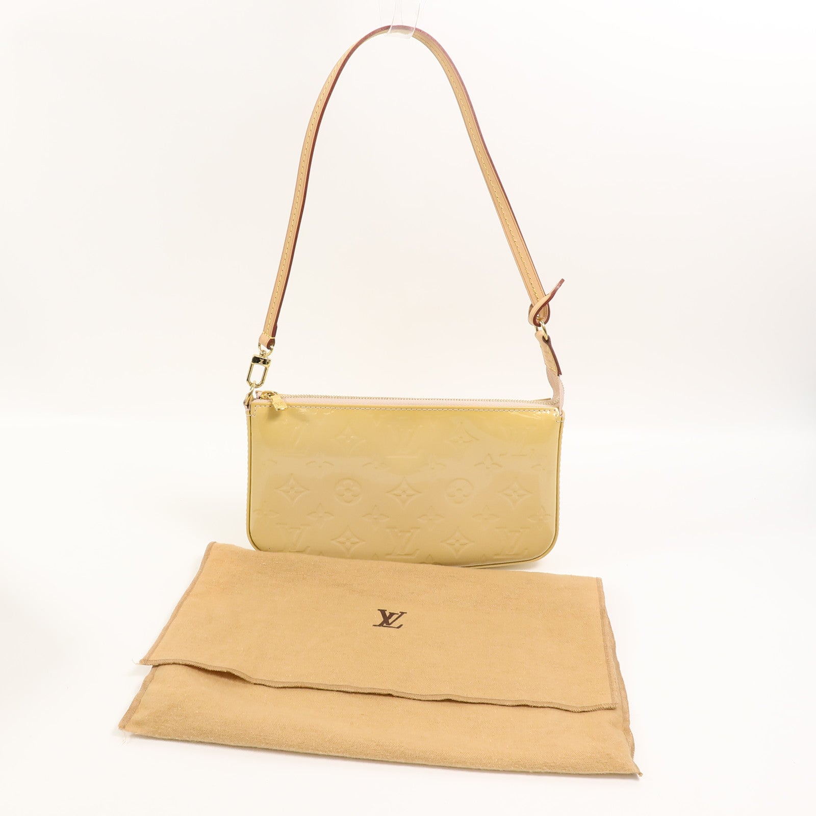 LOUIS VUITTON Monogram Vernis Lexington Pochette肩背袋