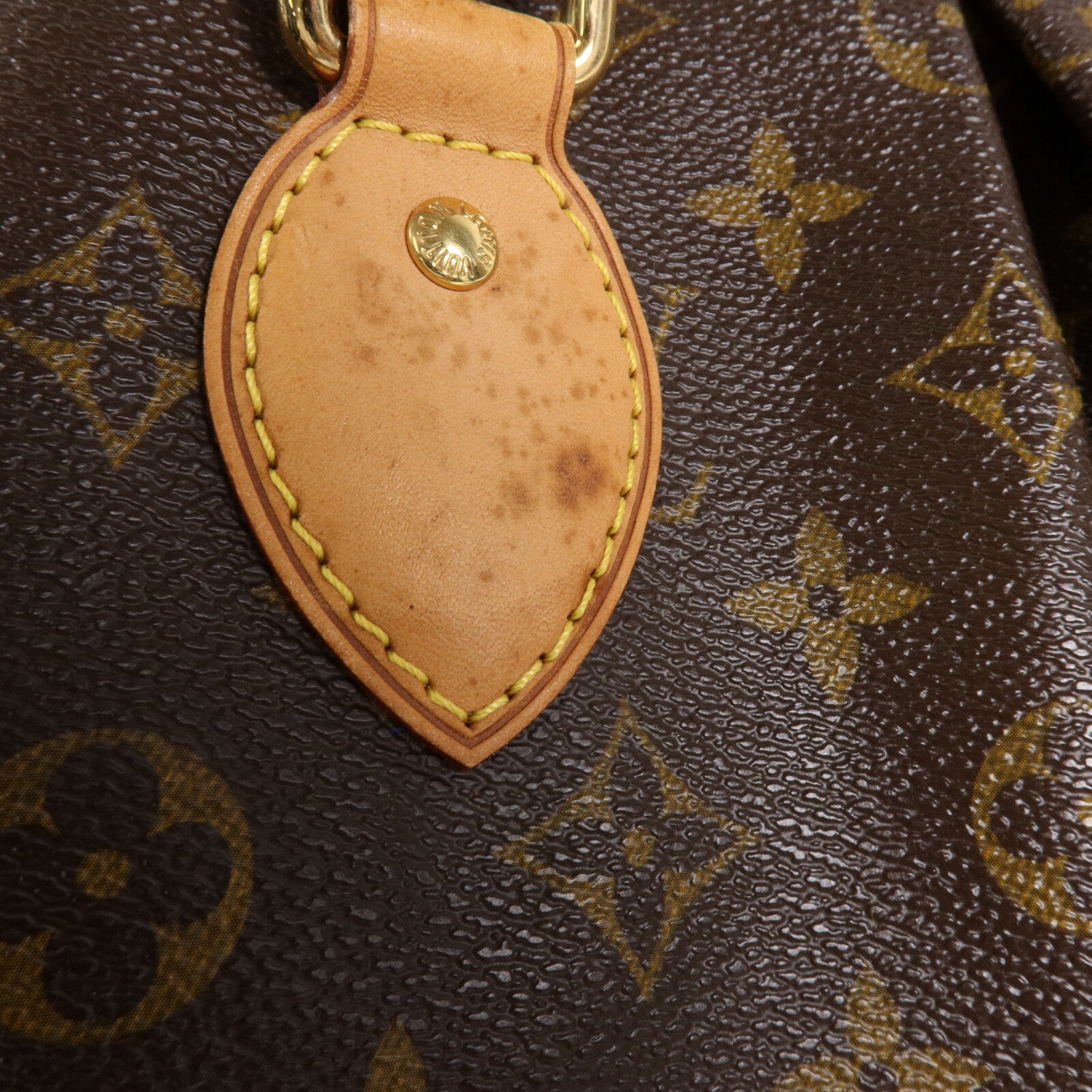 LOUIS VUITTON Monogram Palermo GM手挽肩背兩用袋棕色