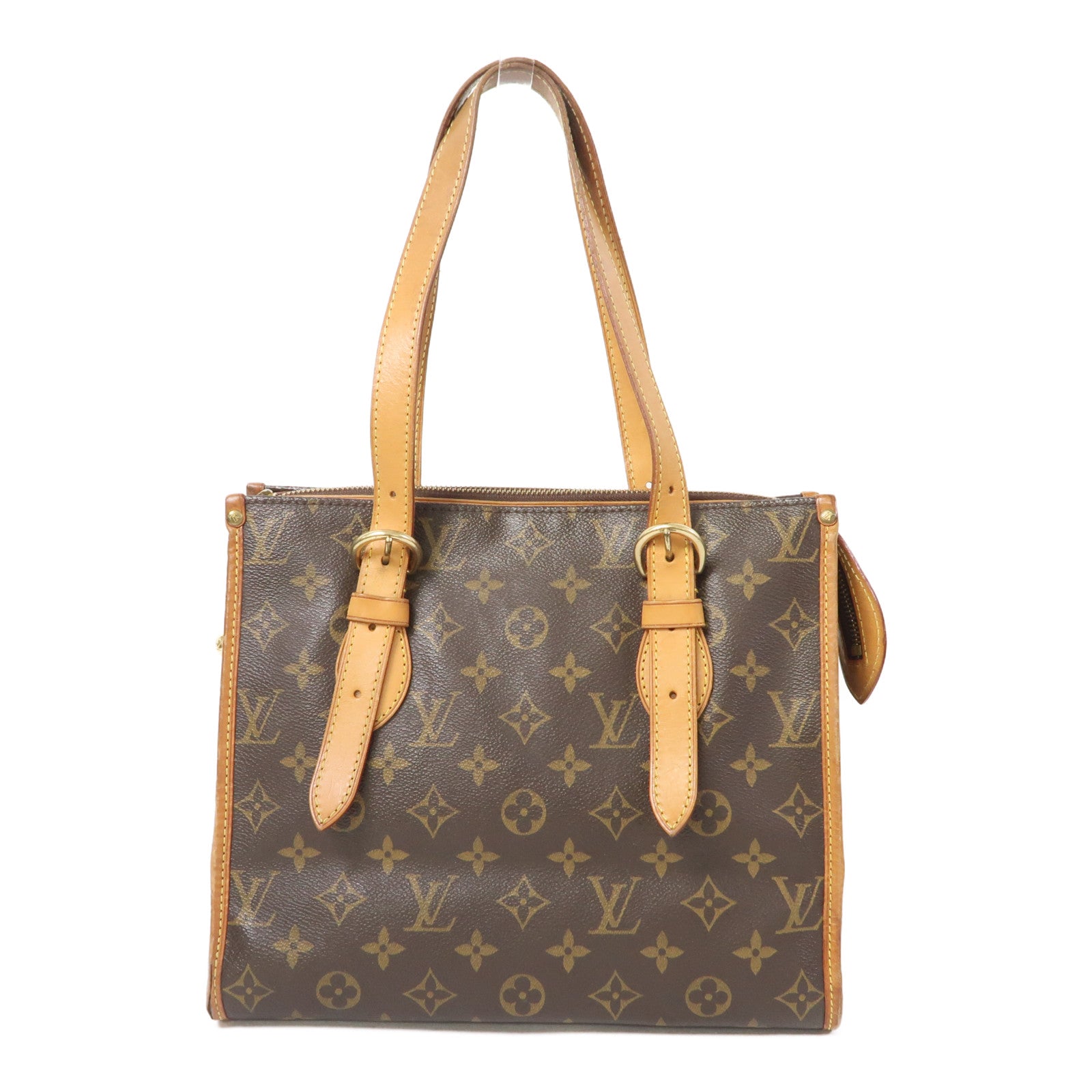 LOUIS VUITTON Monogram Popincourt Haut金扣手挽袋啡色