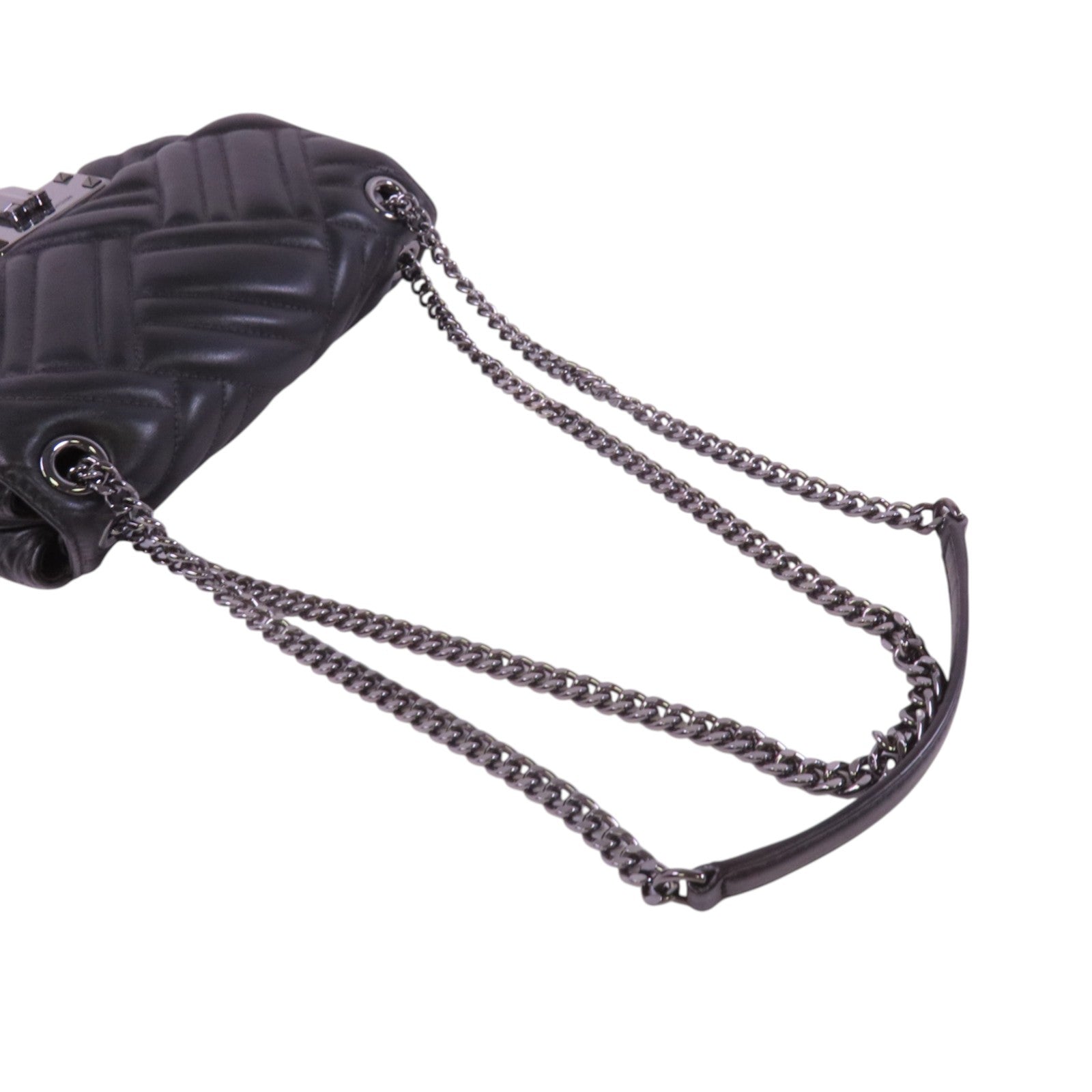 Michael Kors 羊皮皮革Shoulder Bag鏈帶肩背袋