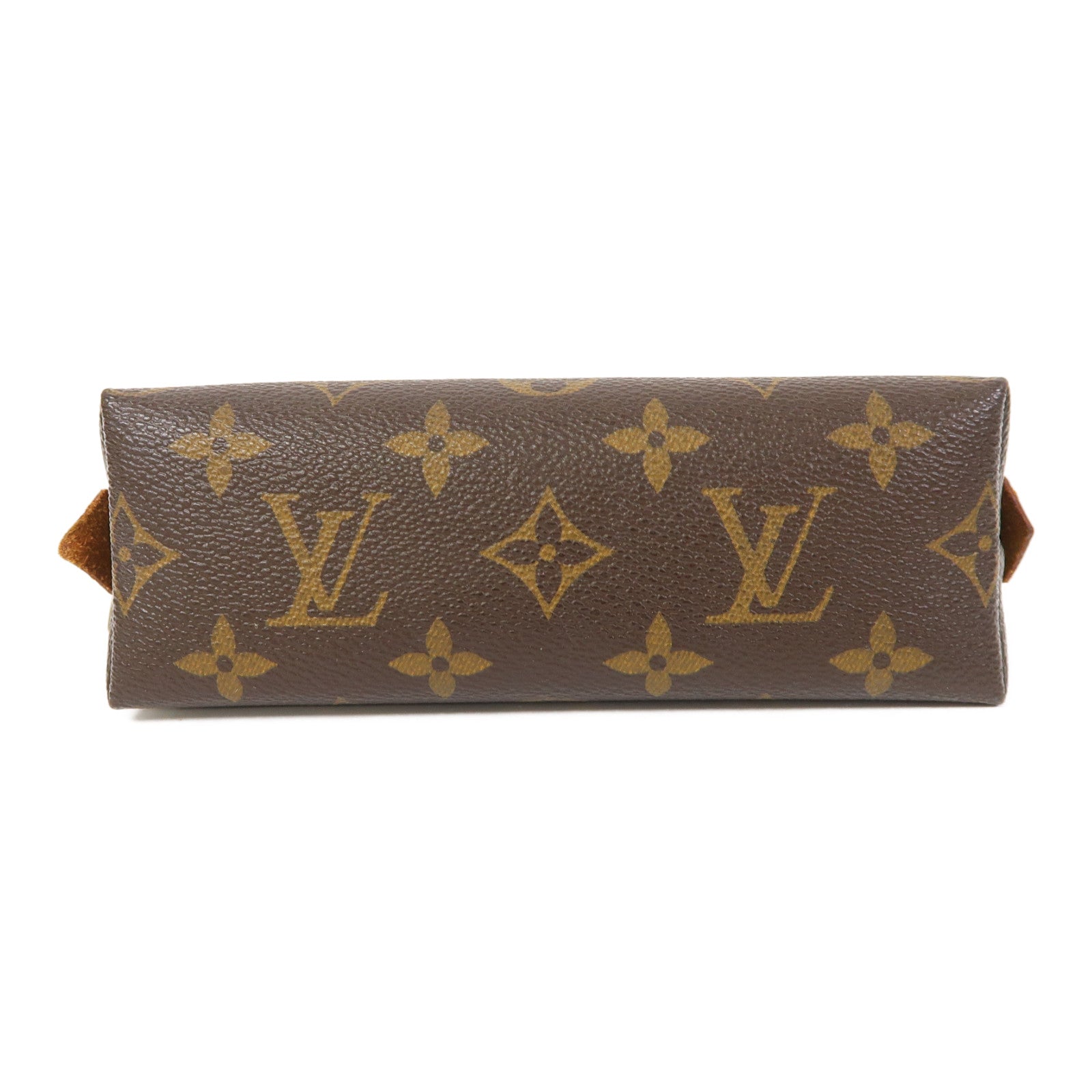 LOUIS VUITTON Monogram Cosmetic Pouch PM金扣手拿包啡色