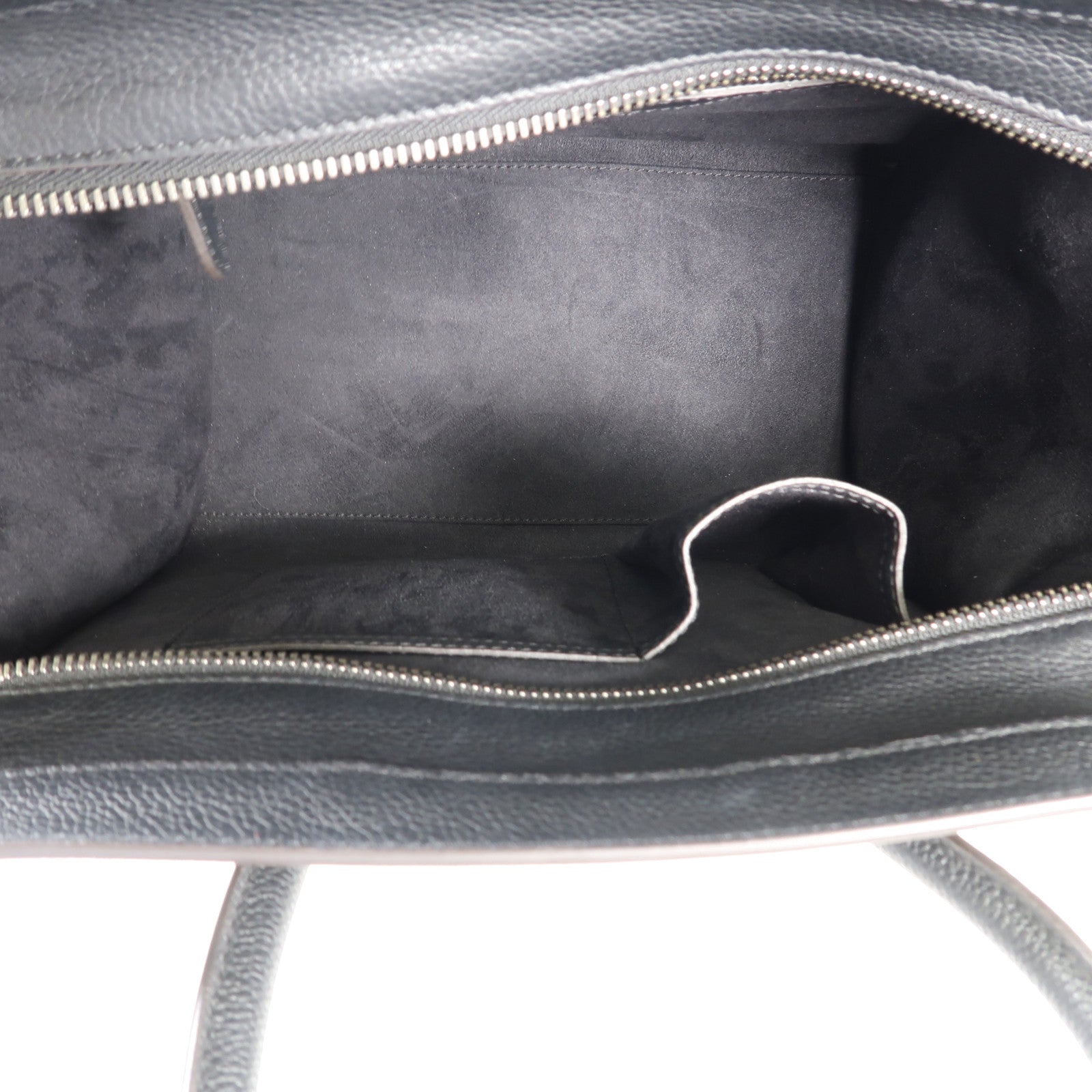 CELINE 牛皮皮革Luggage銀扣肩背袋
