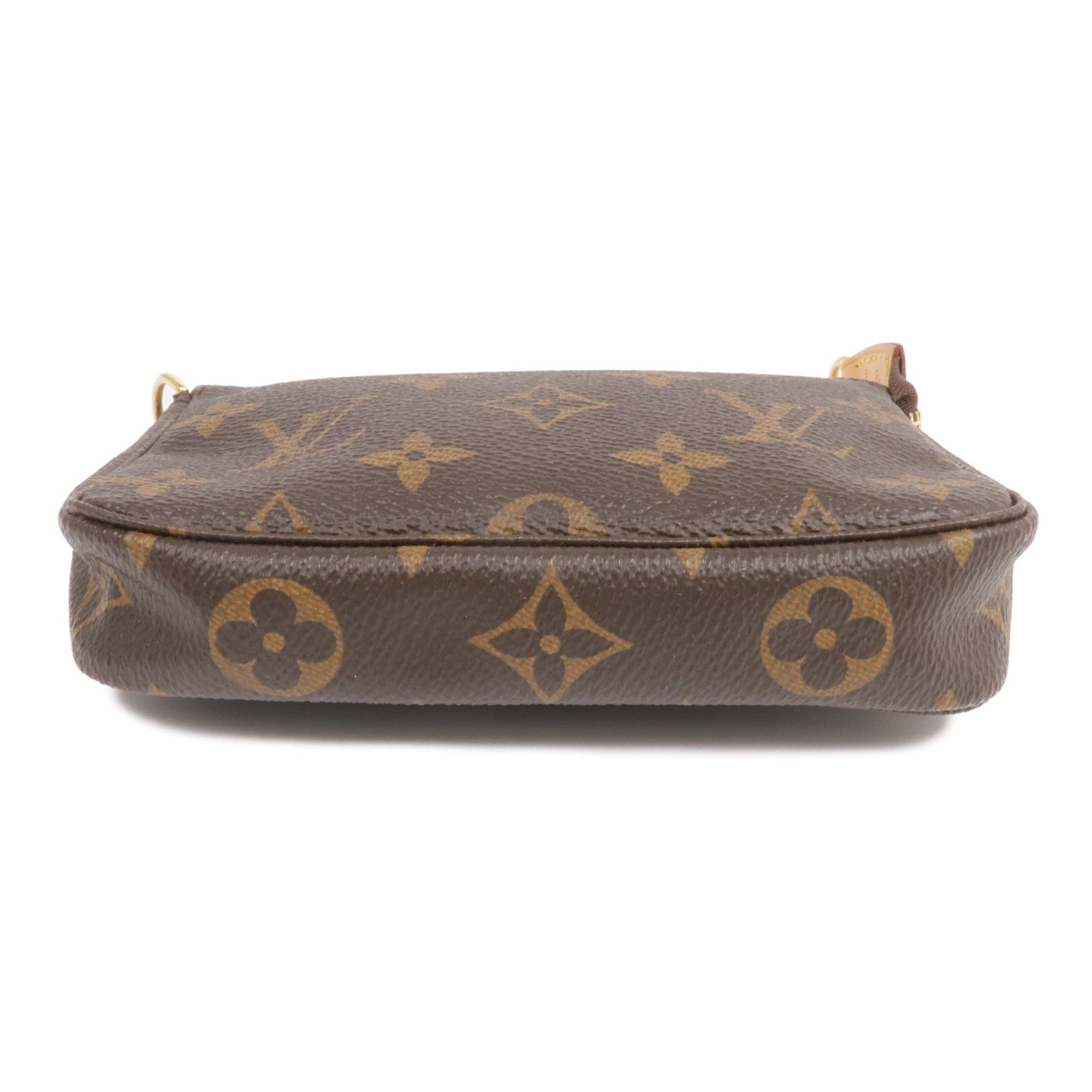LOUIS VUITTON Monogram Mini Pochette Accessoires金扣手挽袋
