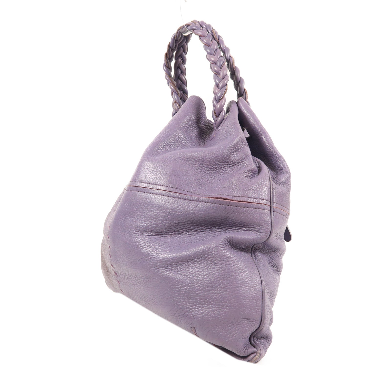 BOTTEGA VENETA 【激減優惠】牛皮皮革Tote Bag手挽袋紫色