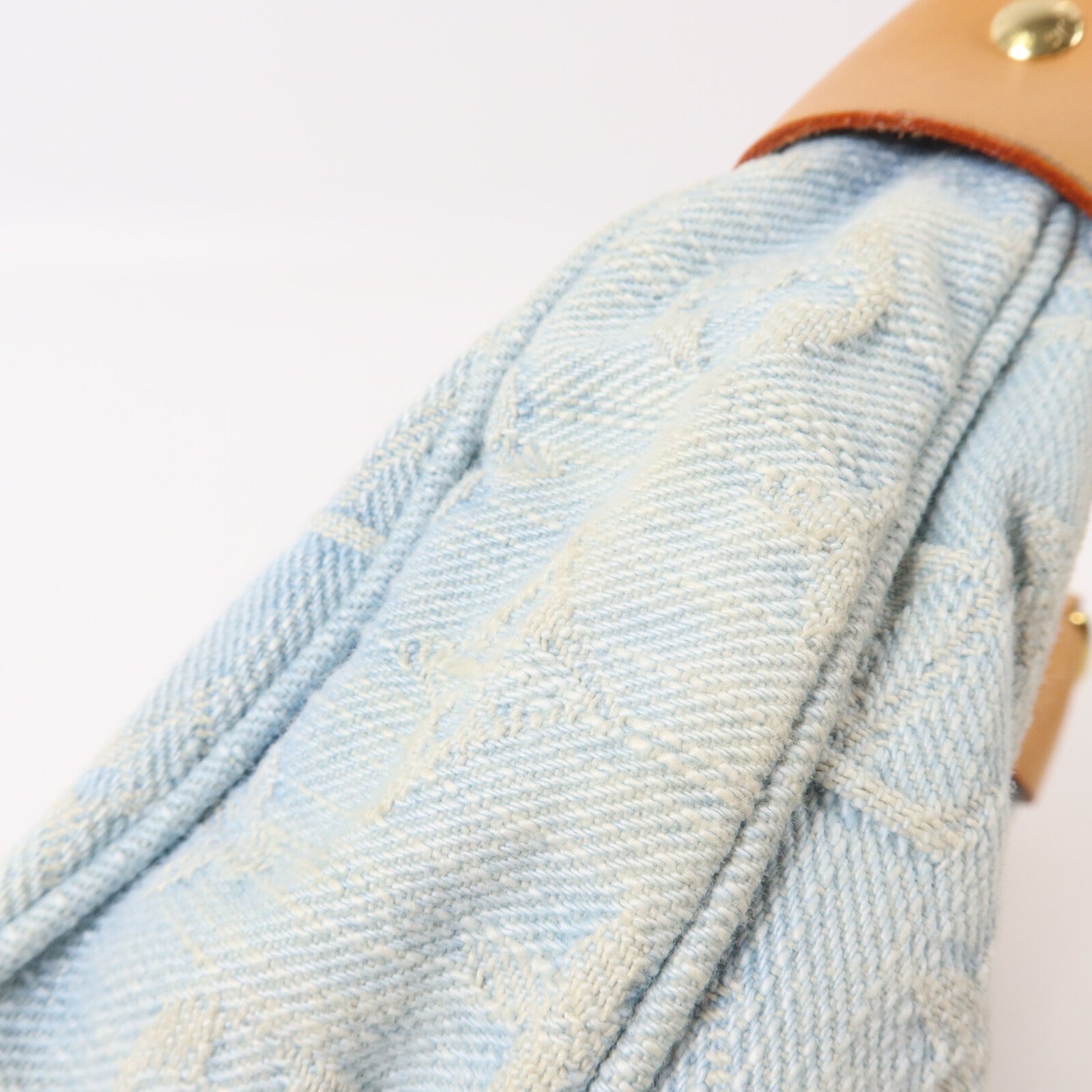 LOUIS VUITTON Monogram Denim Loop鏈帶肩背袋
